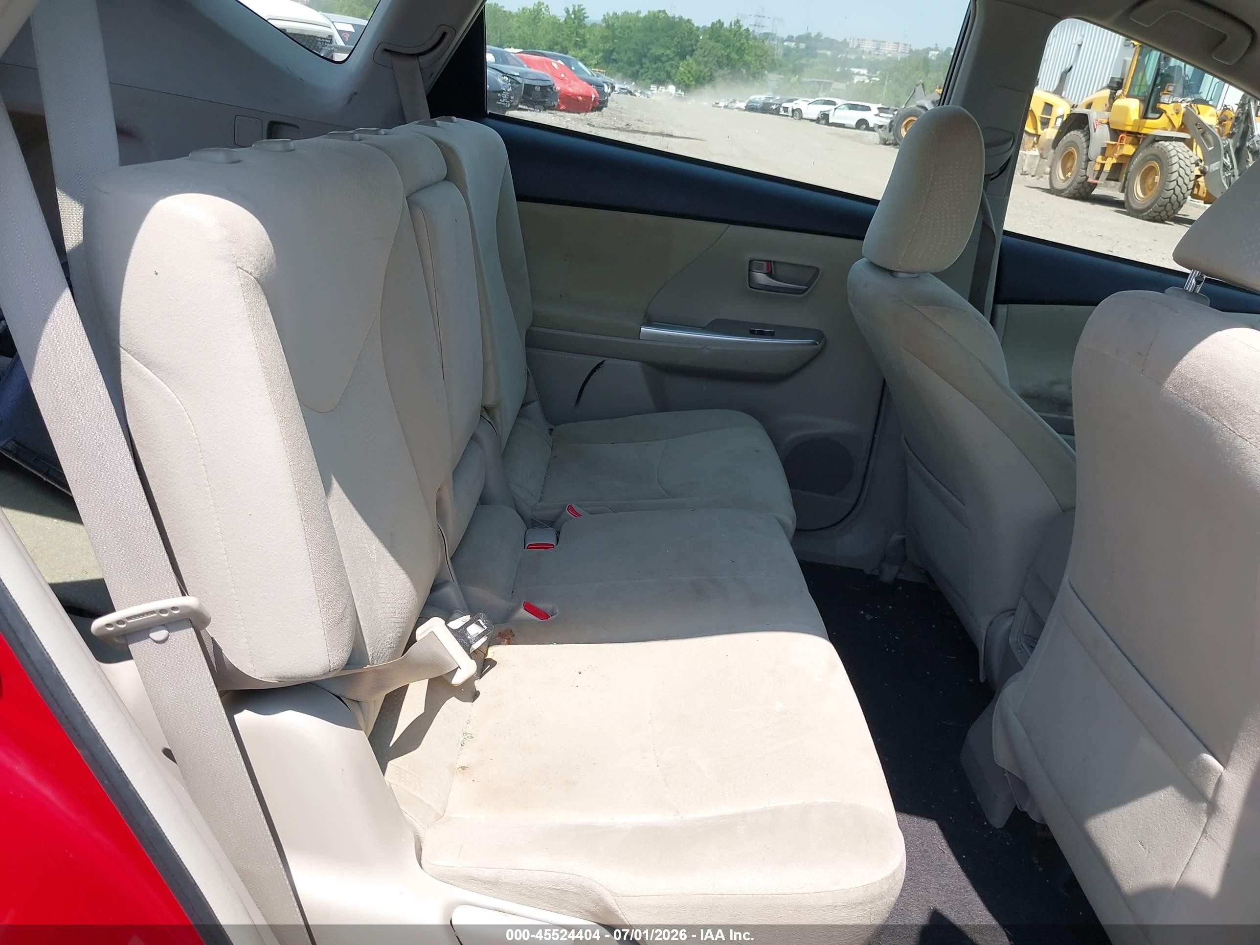 2012 Toyota Prius V Two Red vin: JTDZN3EU3C3099261