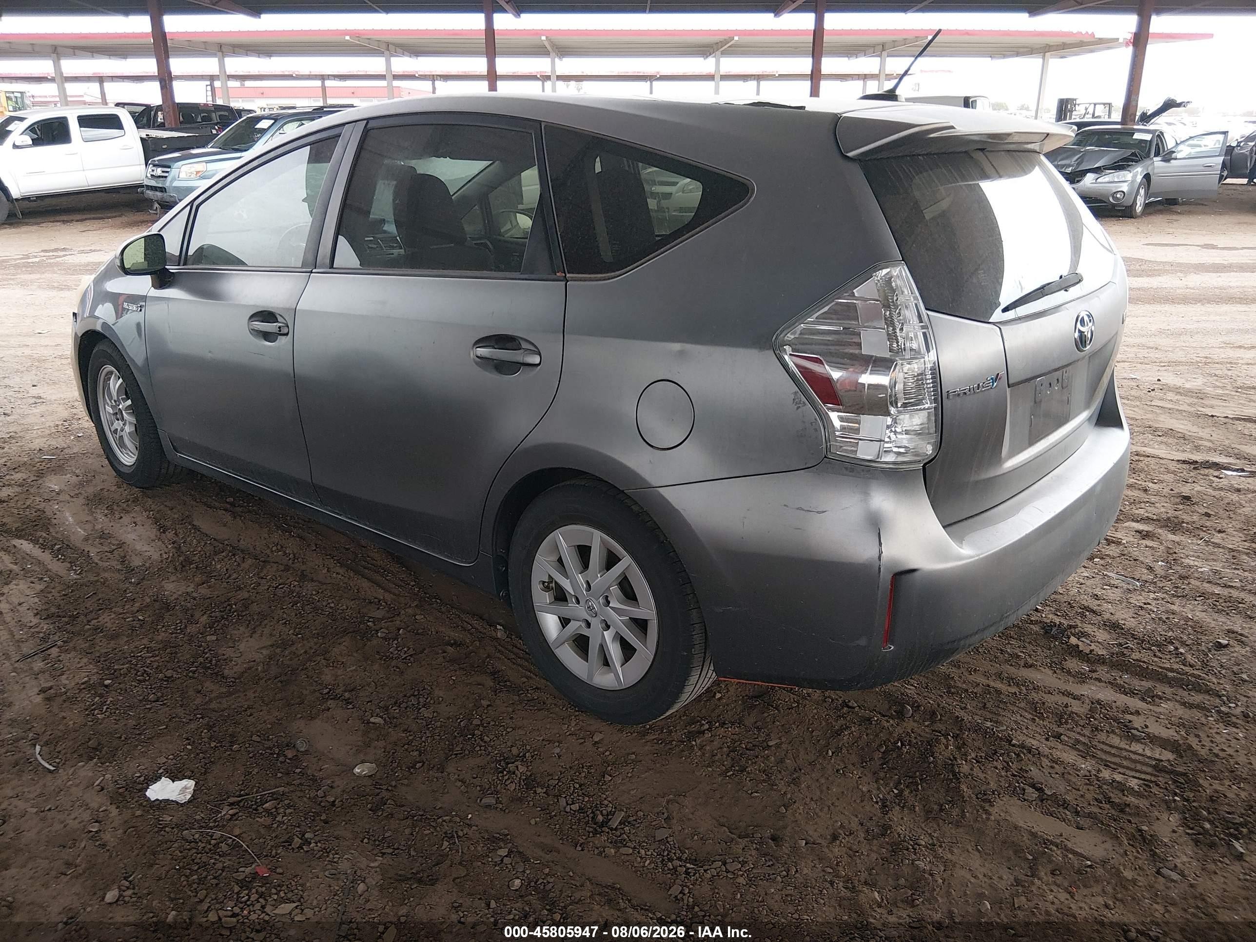 2012 Toyota Prius V Three Silver vin: JTDZN3EU3C3121355