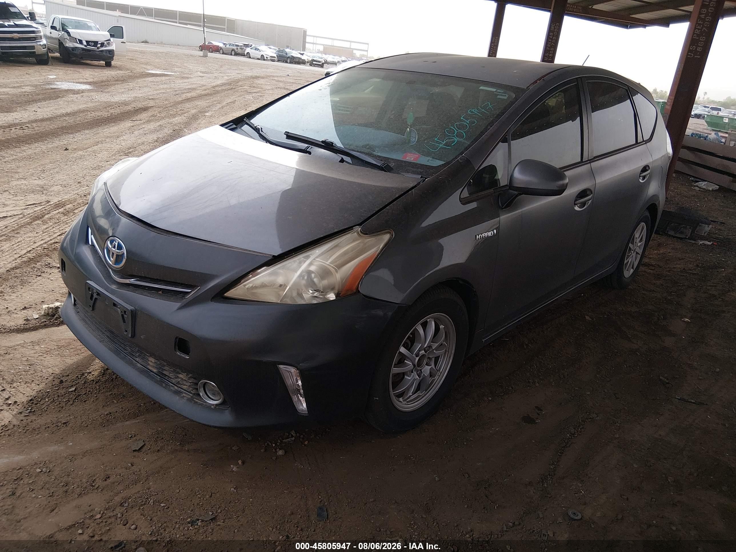 2012 Toyota Prius V Three Silver vin: JTDZN3EU3C3121355