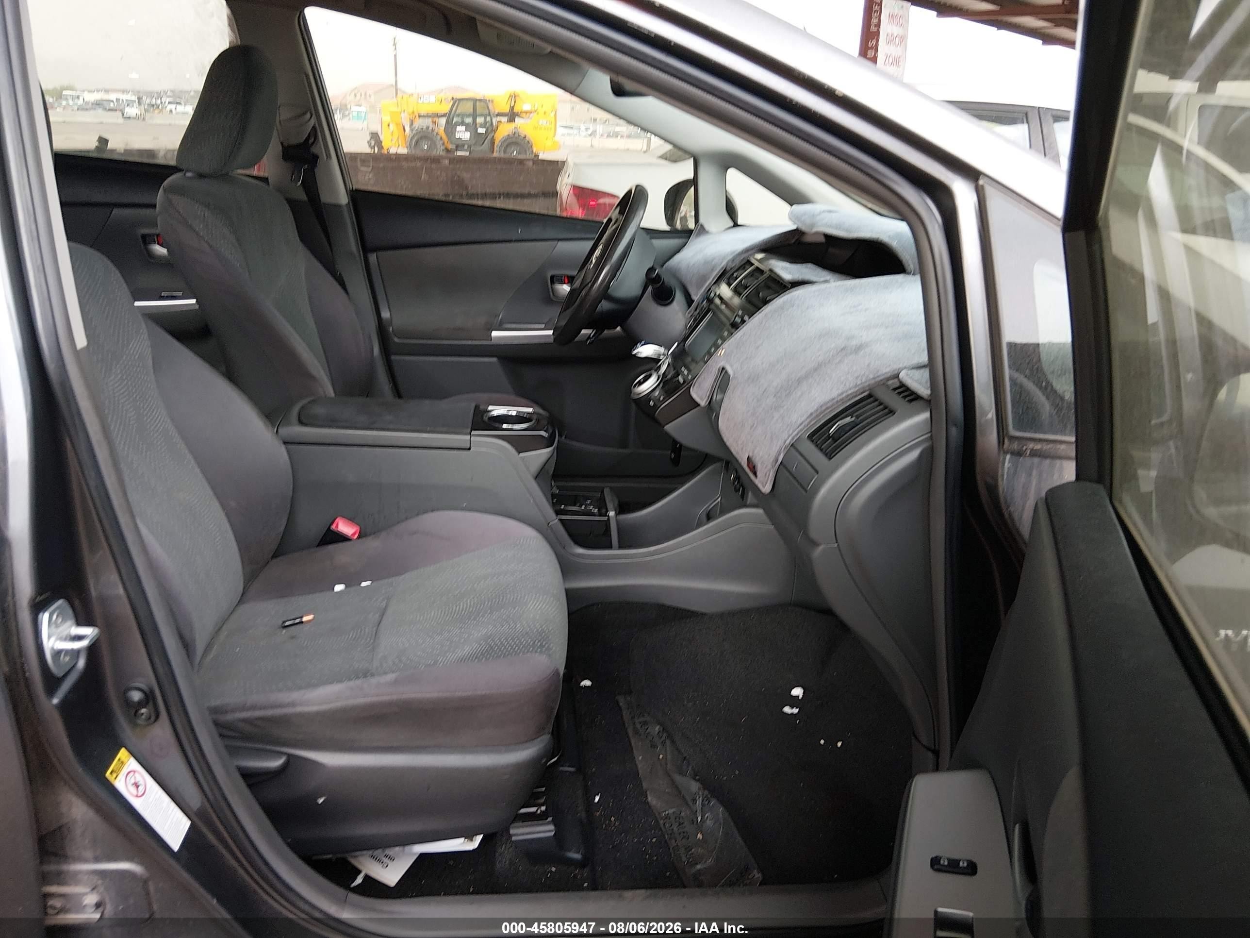 2012 Toyota Prius V Three Silver vin: JTDZN3EU3C3121355