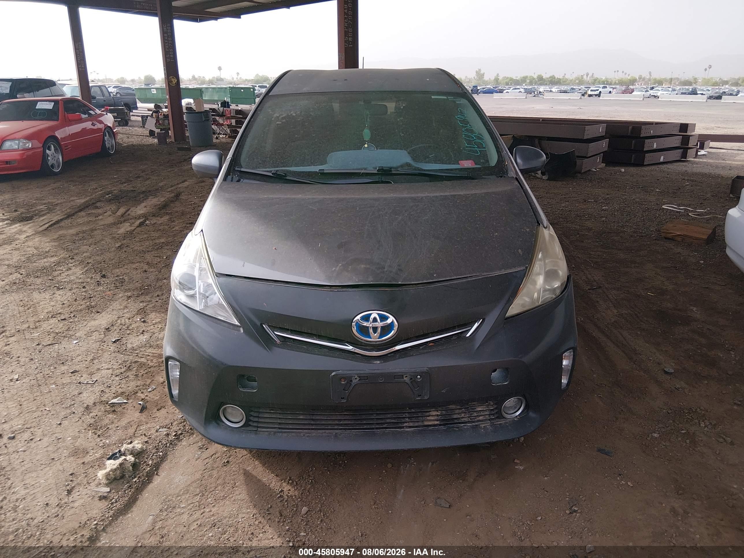 2012 Toyota Prius V Three Silver vin: JTDZN3EU3C3121355
