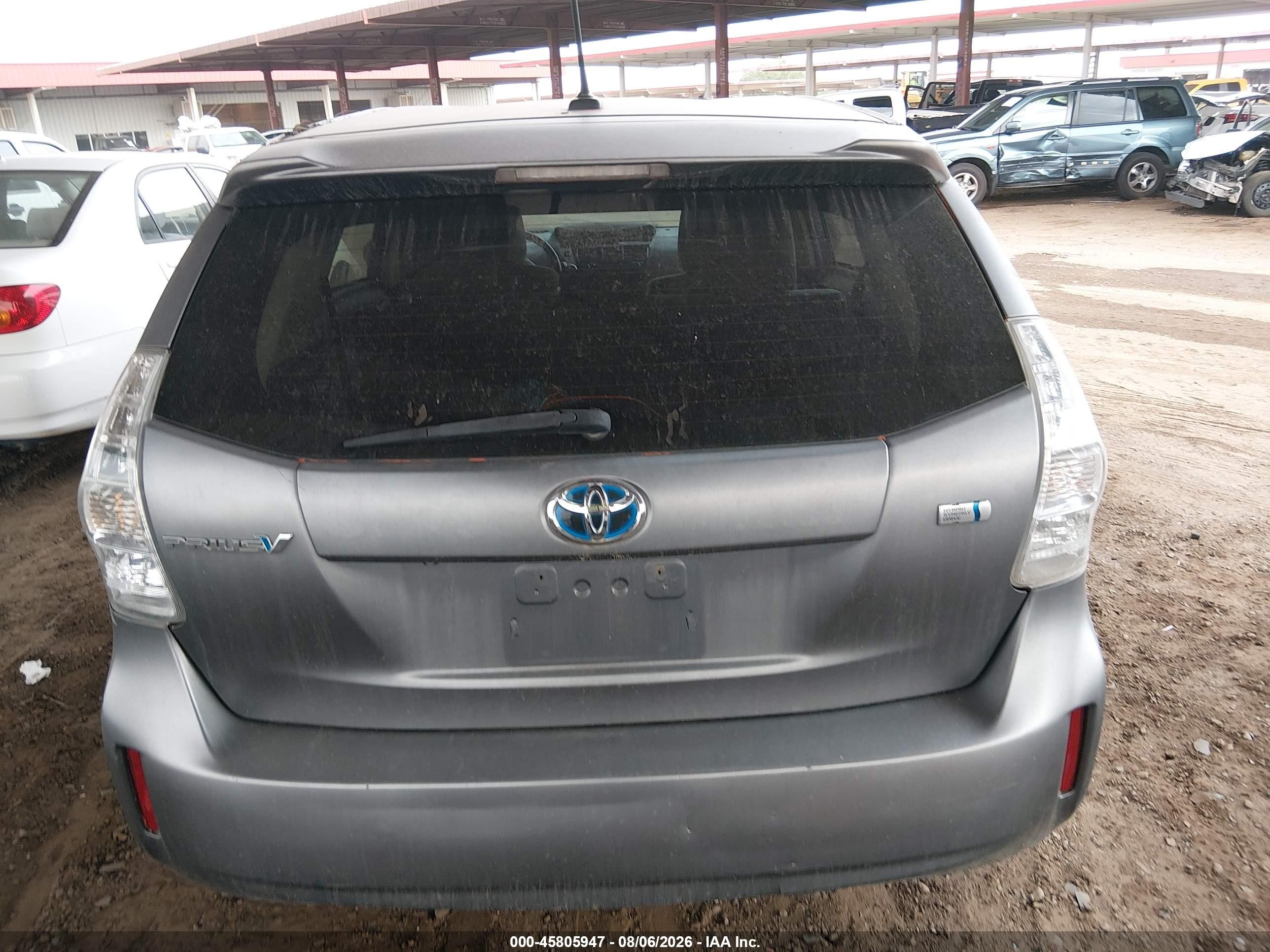 2012 Toyota Prius V Three Silver vin: JTDZN3EU3C3121355