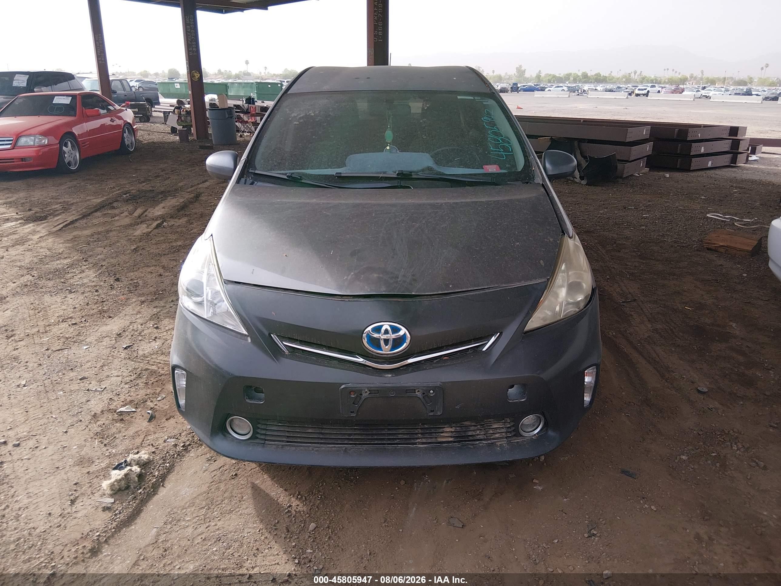 2012 Toyota Prius V Three Silver vin: JTDZN3EU3C3121355
