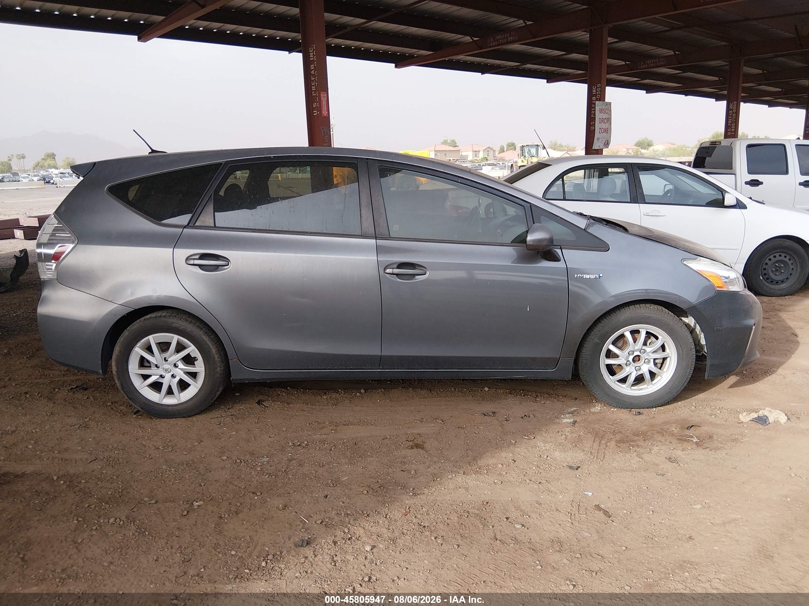 2012 Toyota Prius V Three Silver vin: JTDZN3EU3C3121355