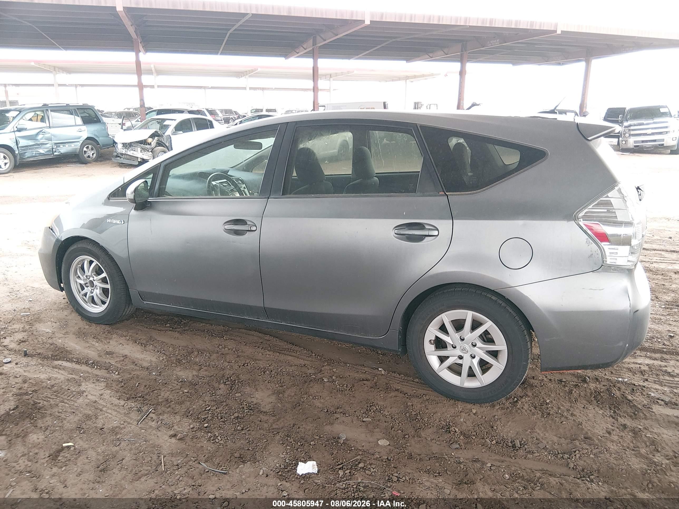 2012 Toyota Prius V Three Silver vin: JTDZN3EU3C3121355