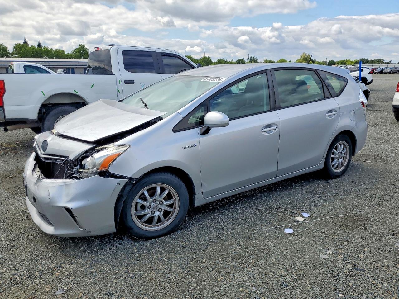 2012 Toyota Prius V Three Silver vin: JTDZN3EU3C3132887