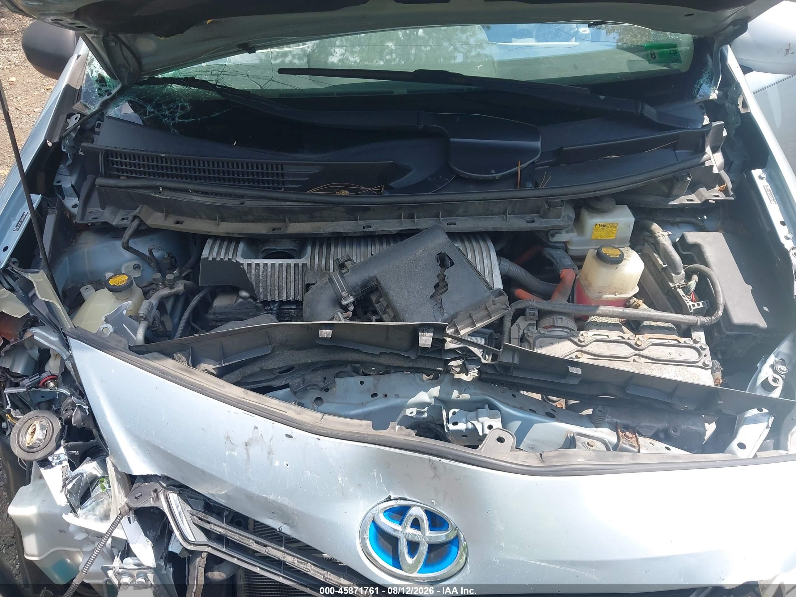 2012 Toyota Prius V Three Light Blue vin: JTDZN3EU3C3139371