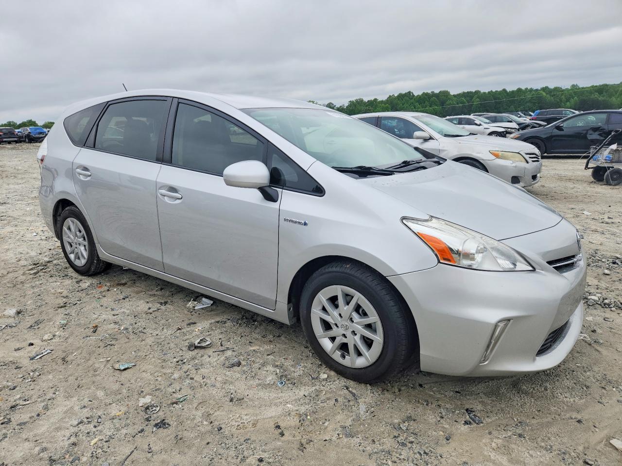 2012 Toyota Prius V Three Silver vin: JTDZN3EU3C3142397