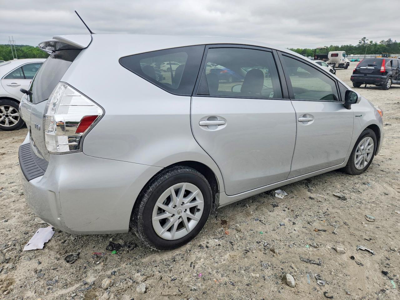 2012 Toyota Prius V Three Silver vin: JTDZN3EU3C3142397