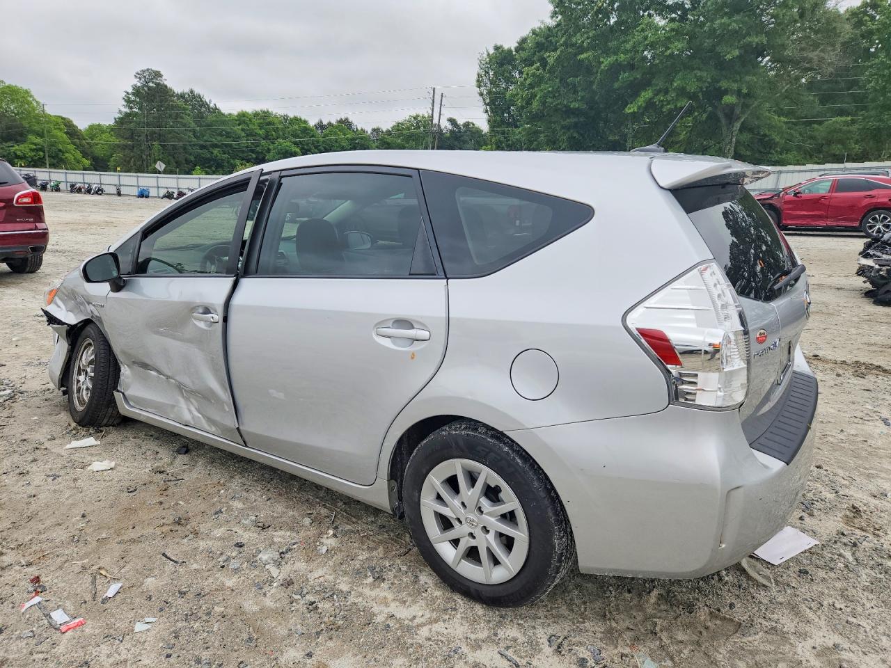 2012 Toyota Prius V Three Silver vin: JTDZN3EU3C3142397