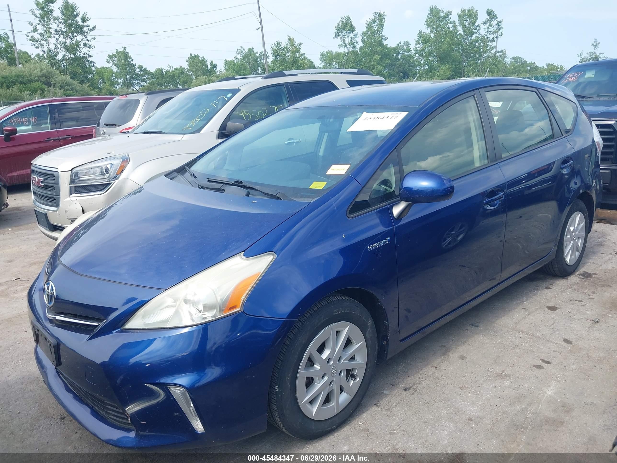 2012 Toyota Prius V Three Blue vin: JTDZN3EU3C3164917