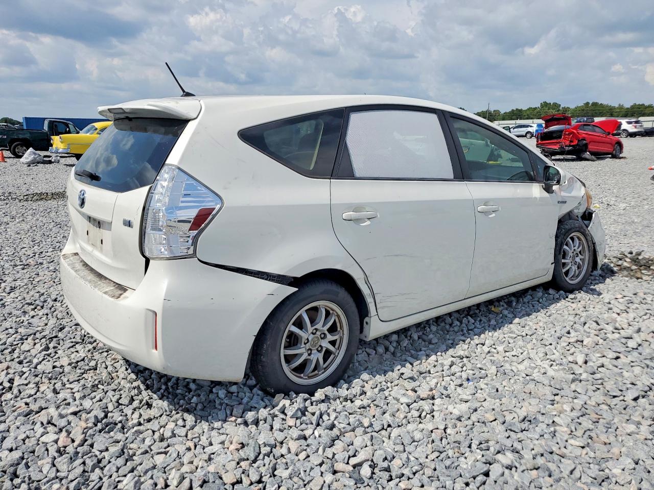 2012 Toyt Prius White vin: JTDZN3EU3C3166196