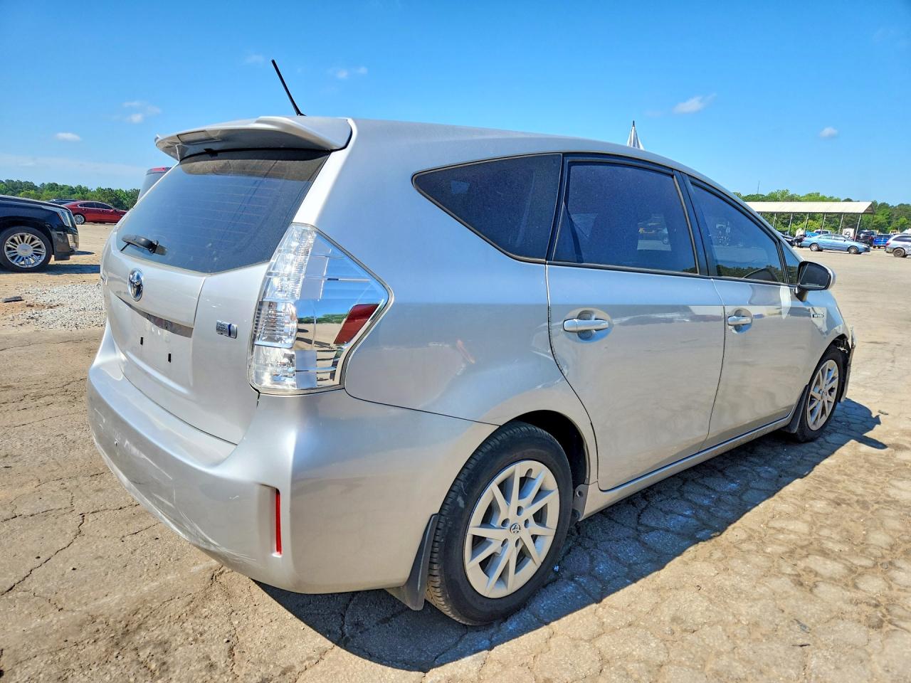 2012 Toyota Prius V Silver vin: JTDZN3EU3C3179563