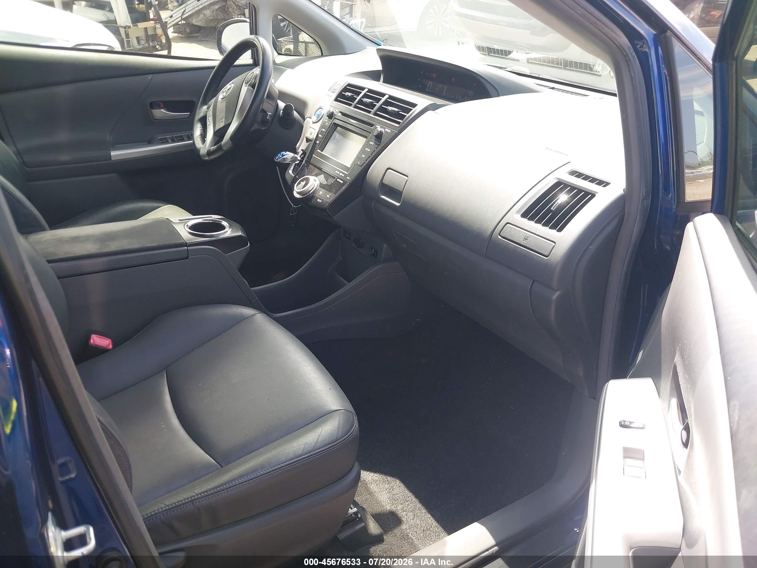 2013 Toyota Prius V Five Dark Blue vin: JTDZN3EU3D3226771