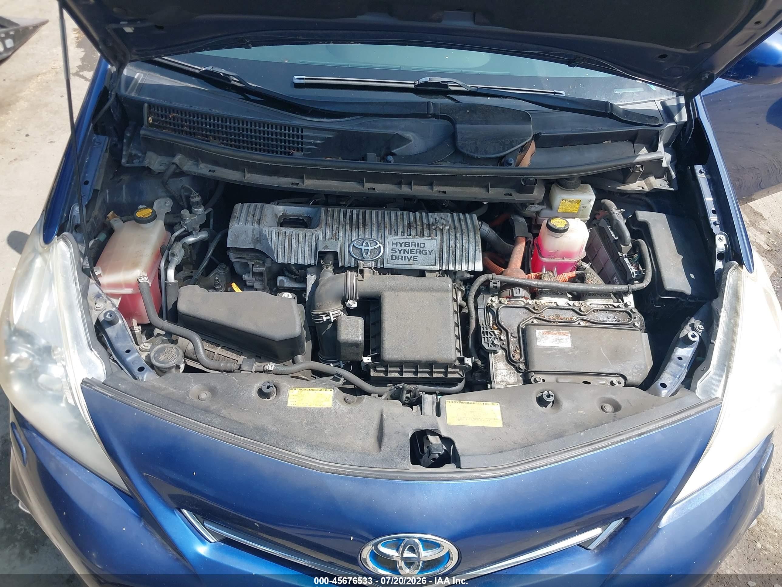 2013 Toyota Prius V Five Dark Blue vin: JTDZN3EU3D3226771