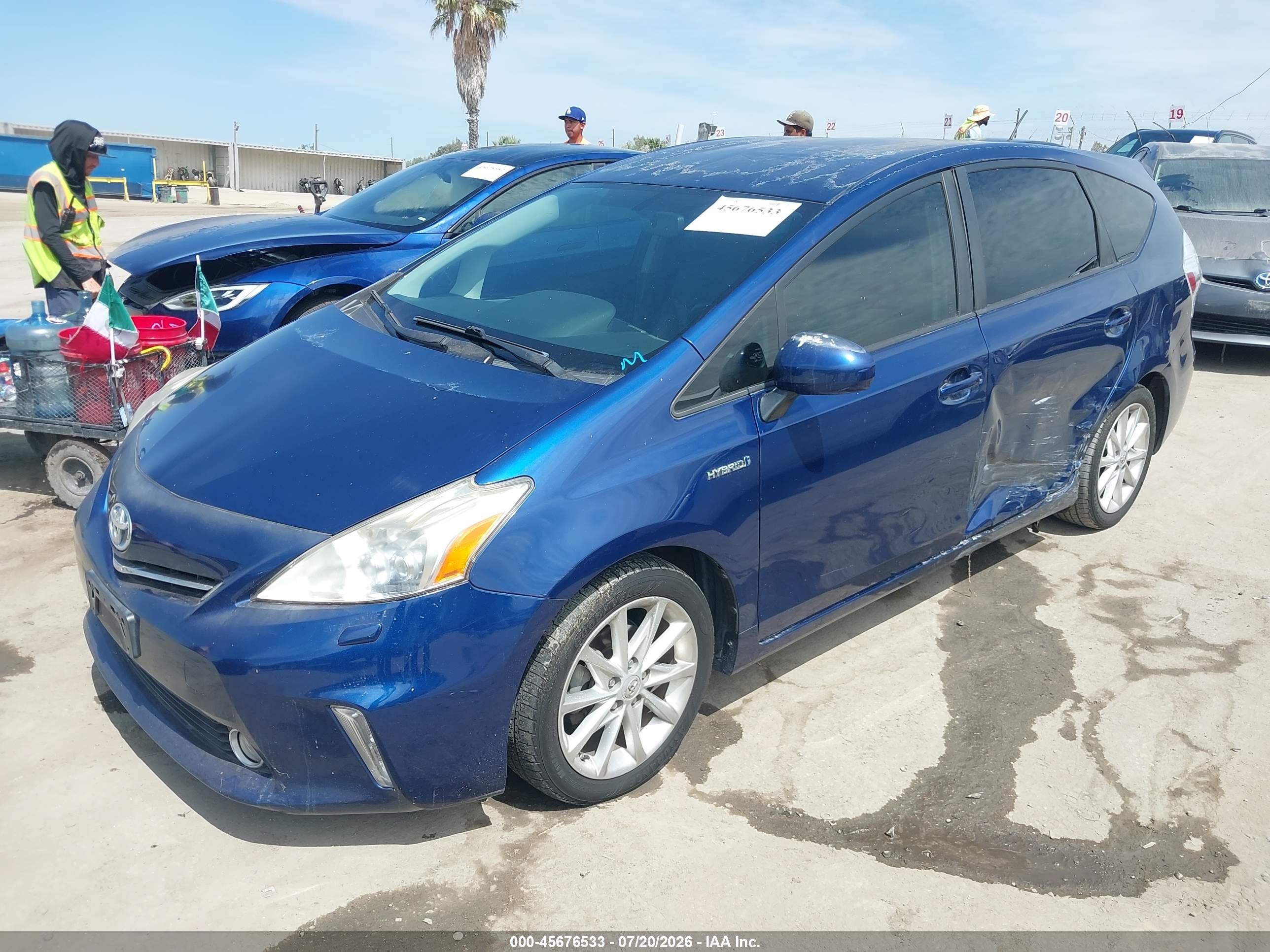 2013 Toyota Prius V Five Dark Blue vin: JTDZN3EU3D3226771