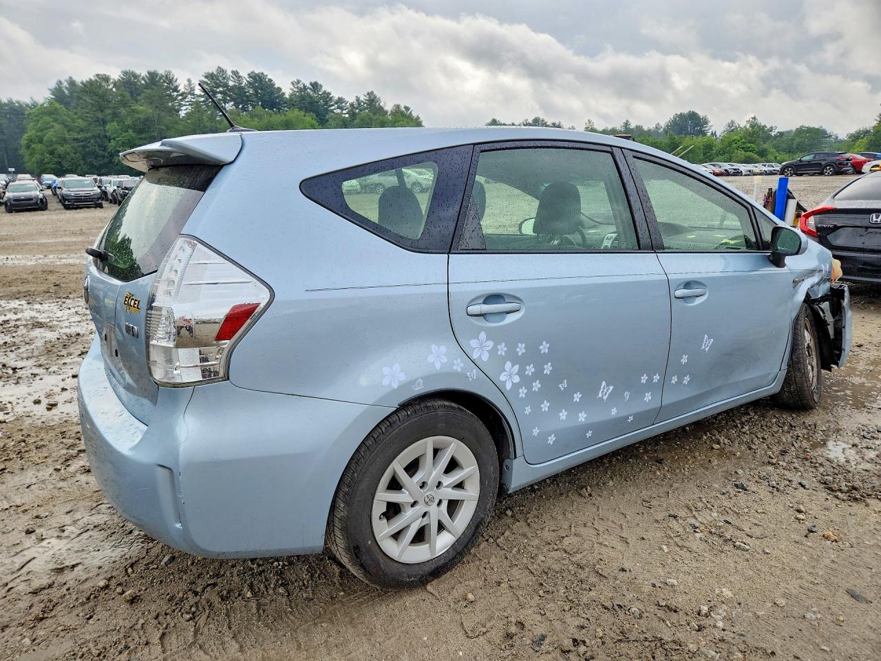 2013 Toyota Prius V Three Blue vin: JTDZN3EU3D3230772