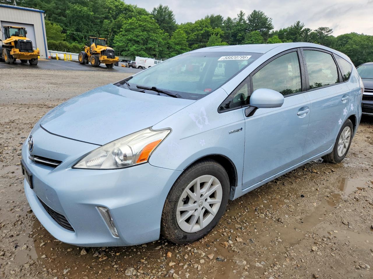2013 Toyota Prius V Three Blue vin: JTDZN3EU3D3230772