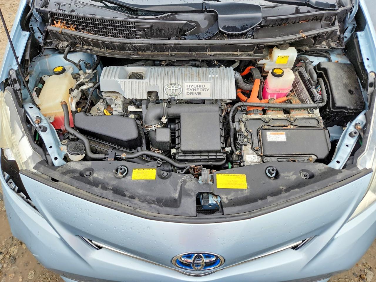 2013 Toyota Prius V Three Blue vin: JTDZN3EU3D3230772