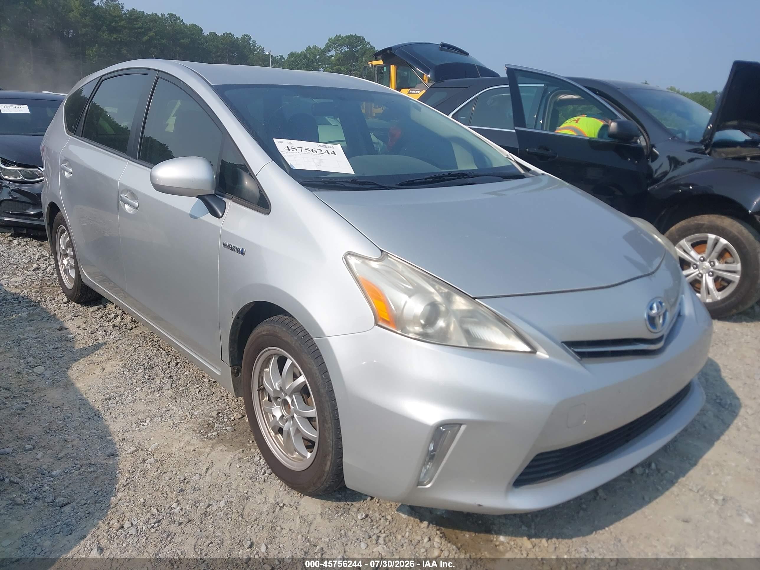 2013 Toyota Prius V Three Silver vin: JTDZN3EU3D3251332