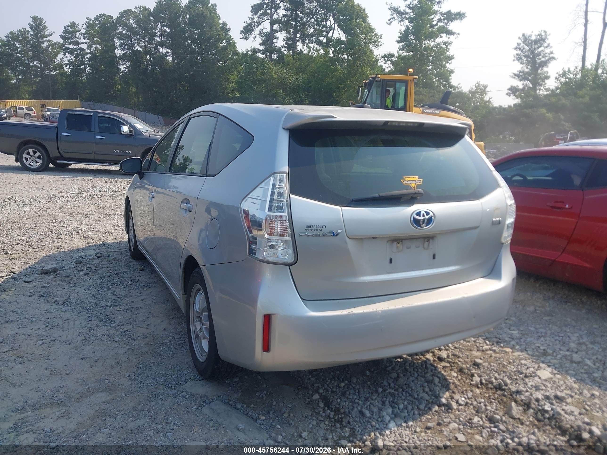 2013 Toyota Prius V Three Silver vin: JTDZN3EU3D3251332