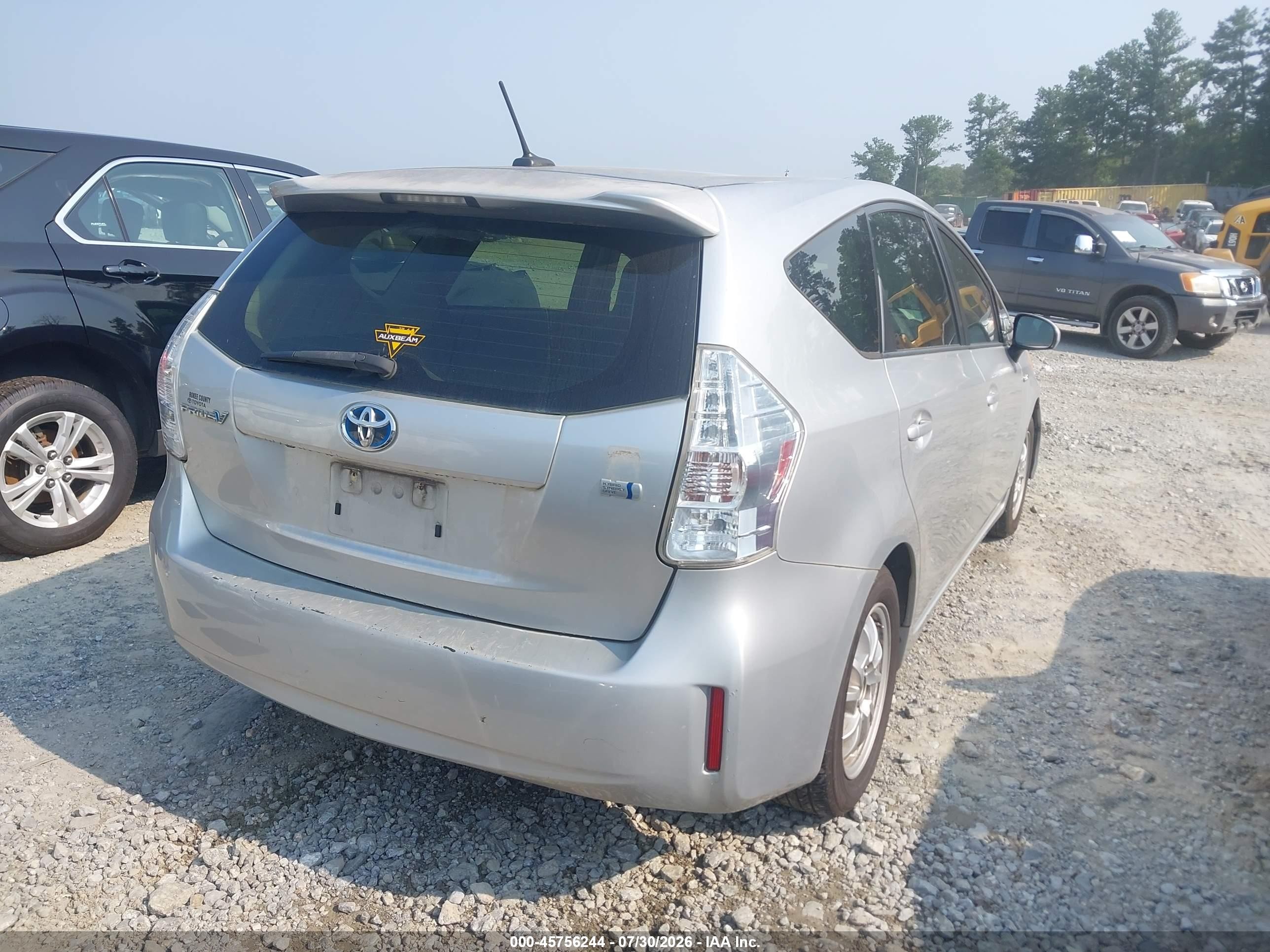 2013 Toyota Prius V Three Silver vin: JTDZN3EU3D3251332