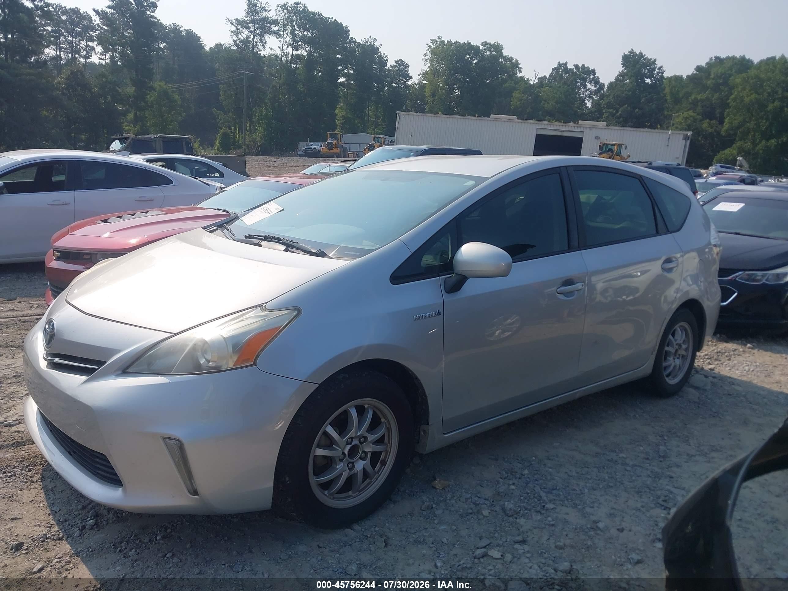 2013 Toyota Prius V Three Silver vin: JTDZN3EU3D3251332