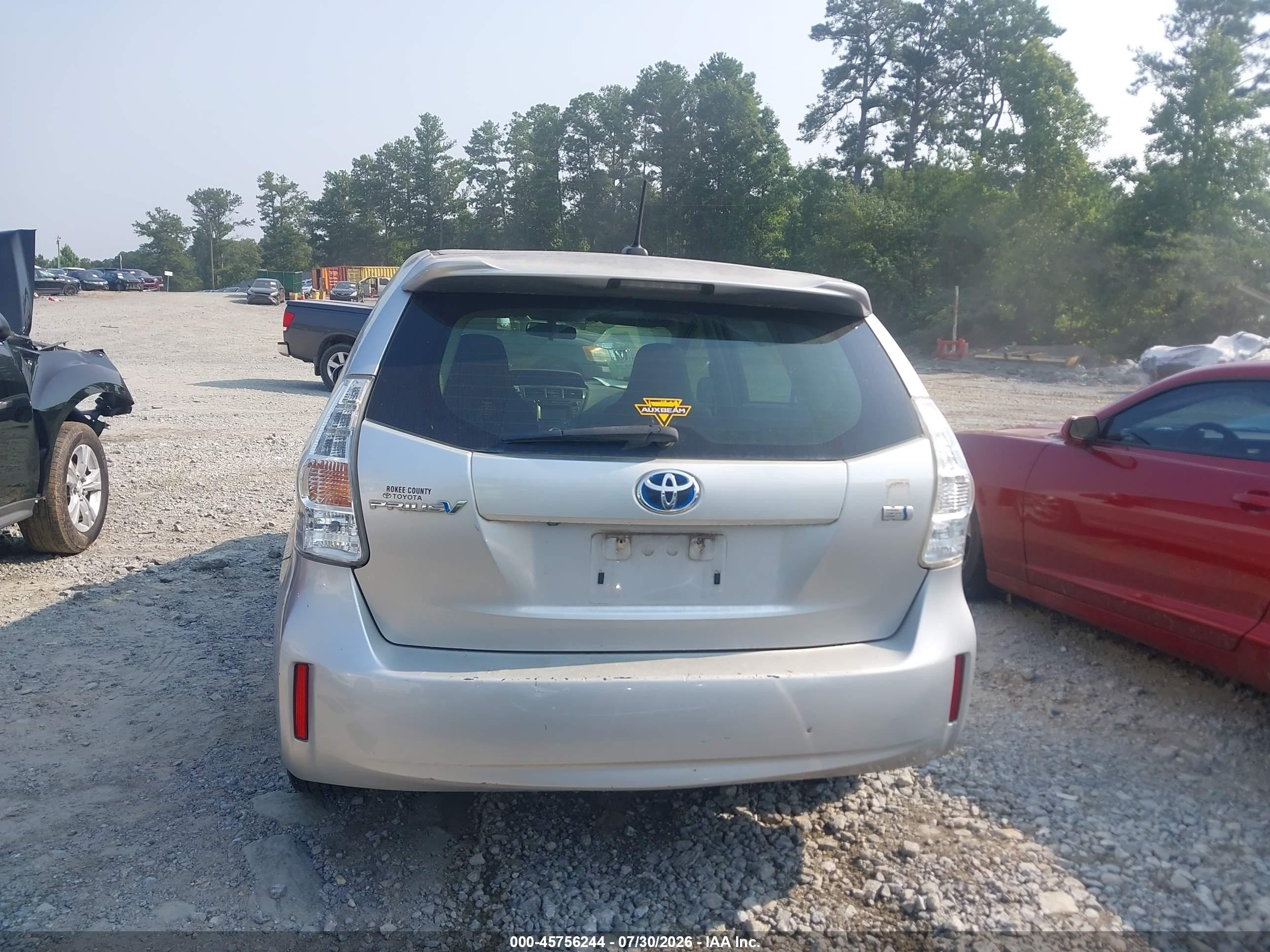2013 Toyota Prius V Three Silver vin: JTDZN3EU3D3251332