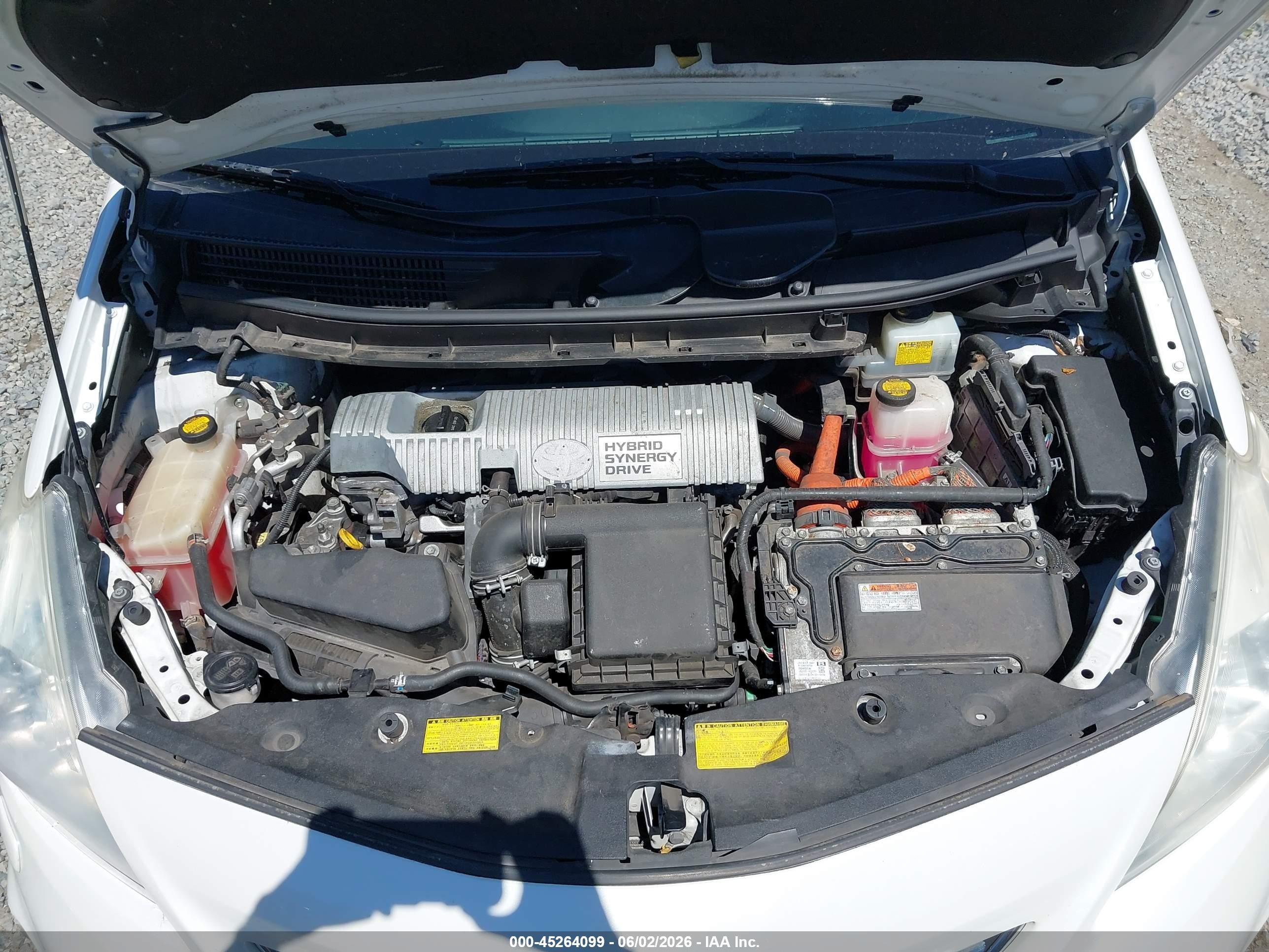 2013 Toyota Prius V Five White vin: JTDZN3EU3D3258667