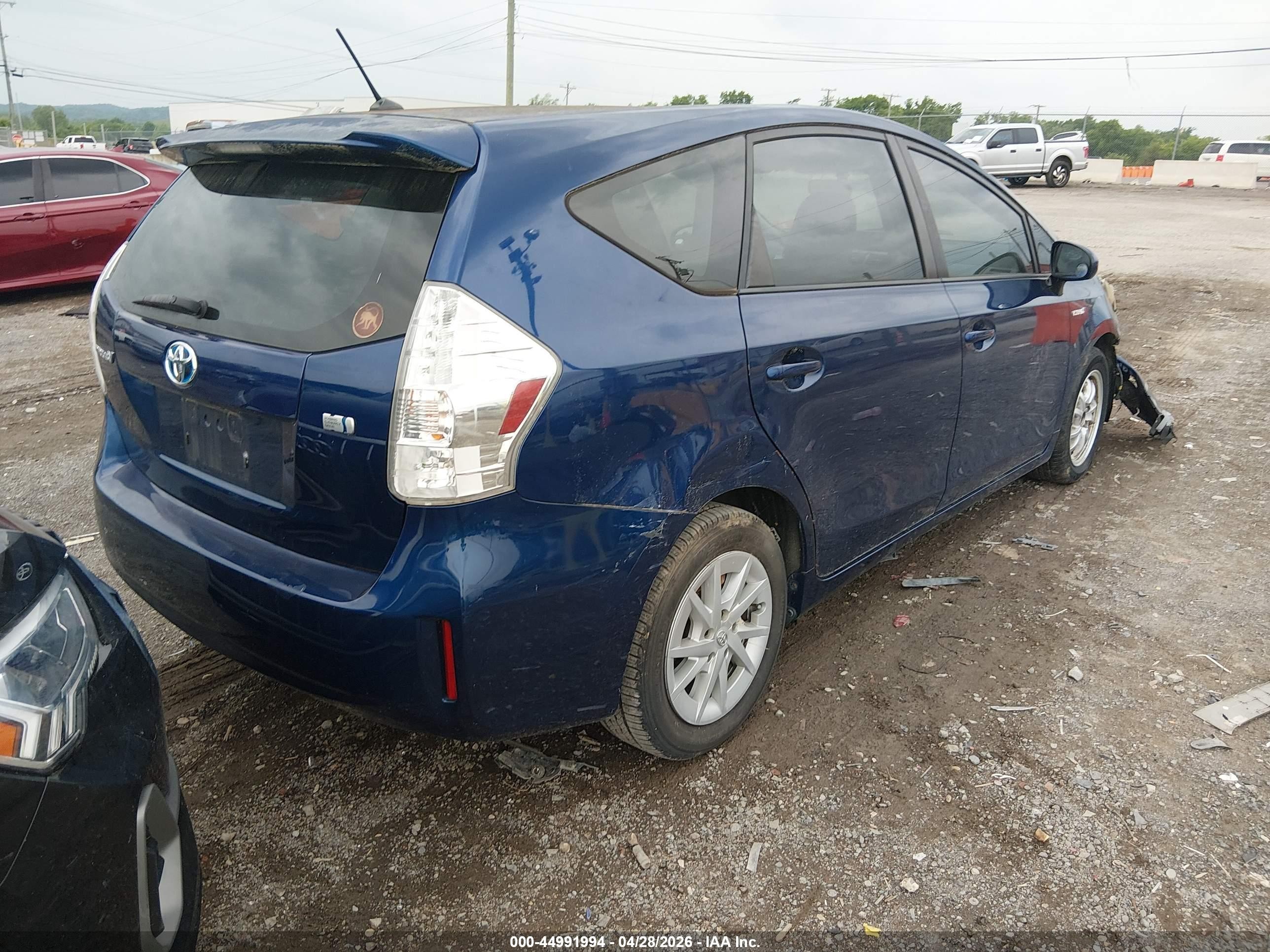 2013 Toyota Prius V Two Blue vin: JTDZN3EU3D3260225