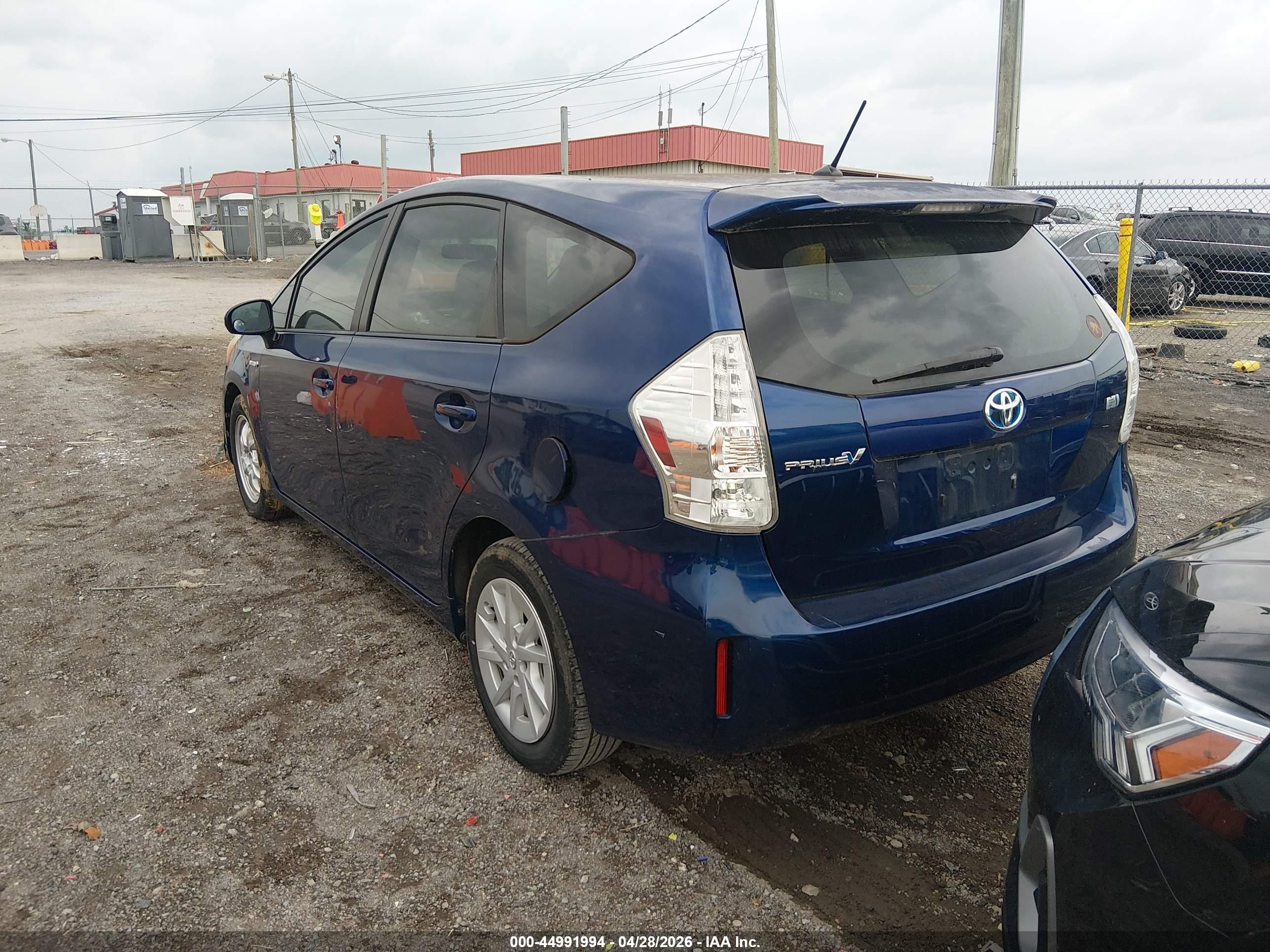 2013 Toyota Prius V Two Blue vin: JTDZN3EU3D3260225