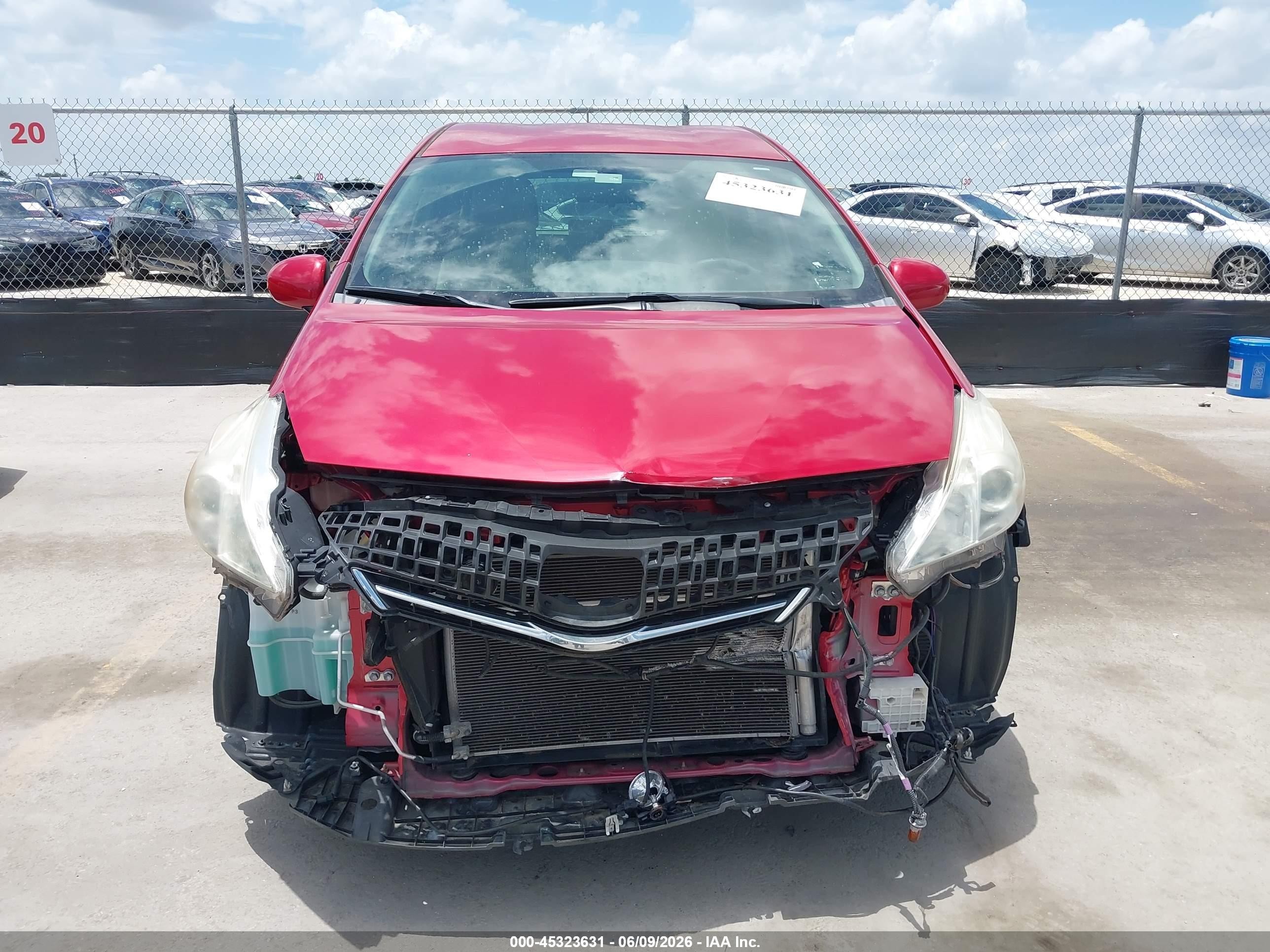 2013 Toyota Prius V Three Red vin: JTDZN3EU3D3284878