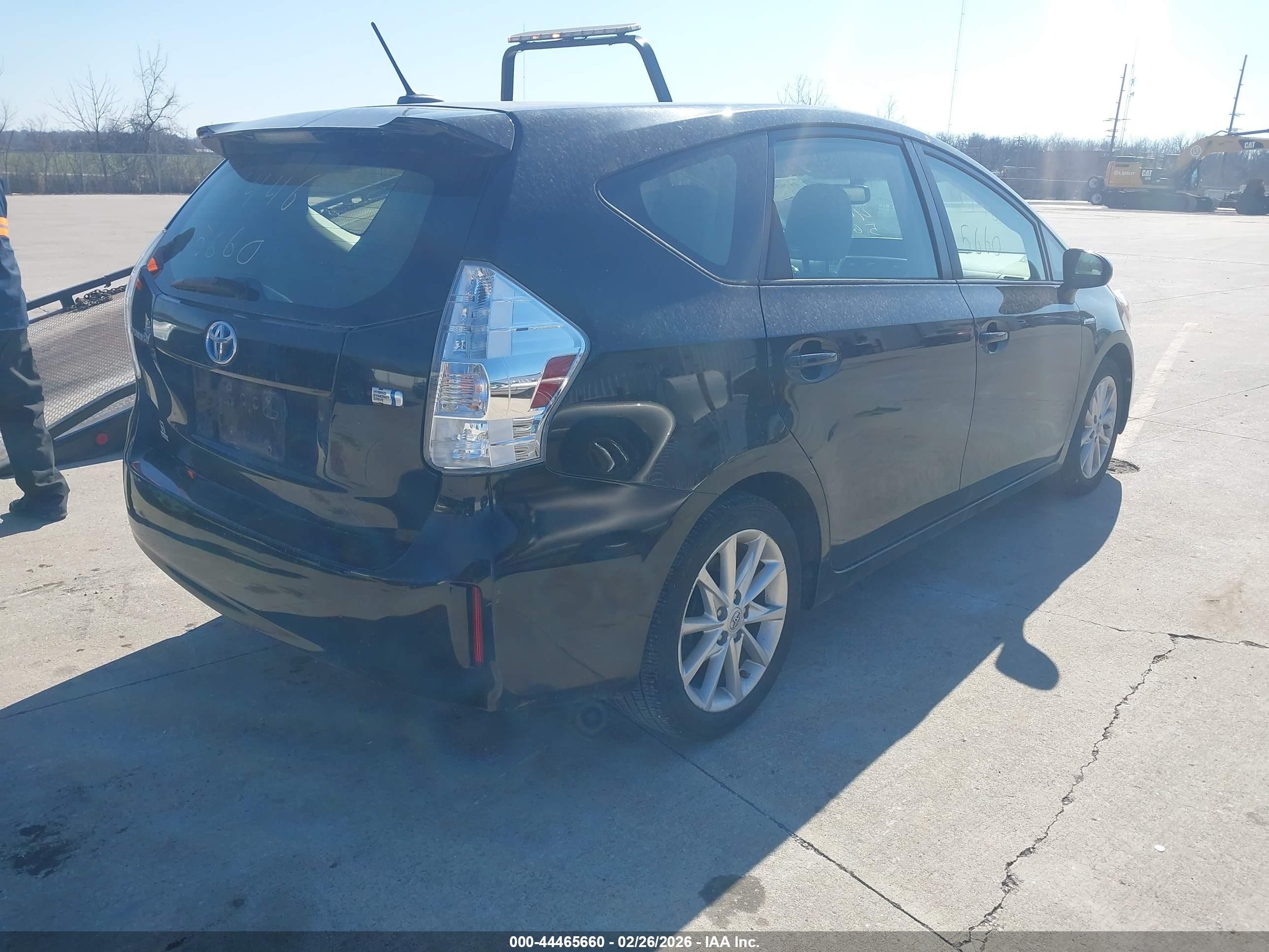 2014 Toyota Prius V Five Black vin: JTDZN3EU3EJ004342