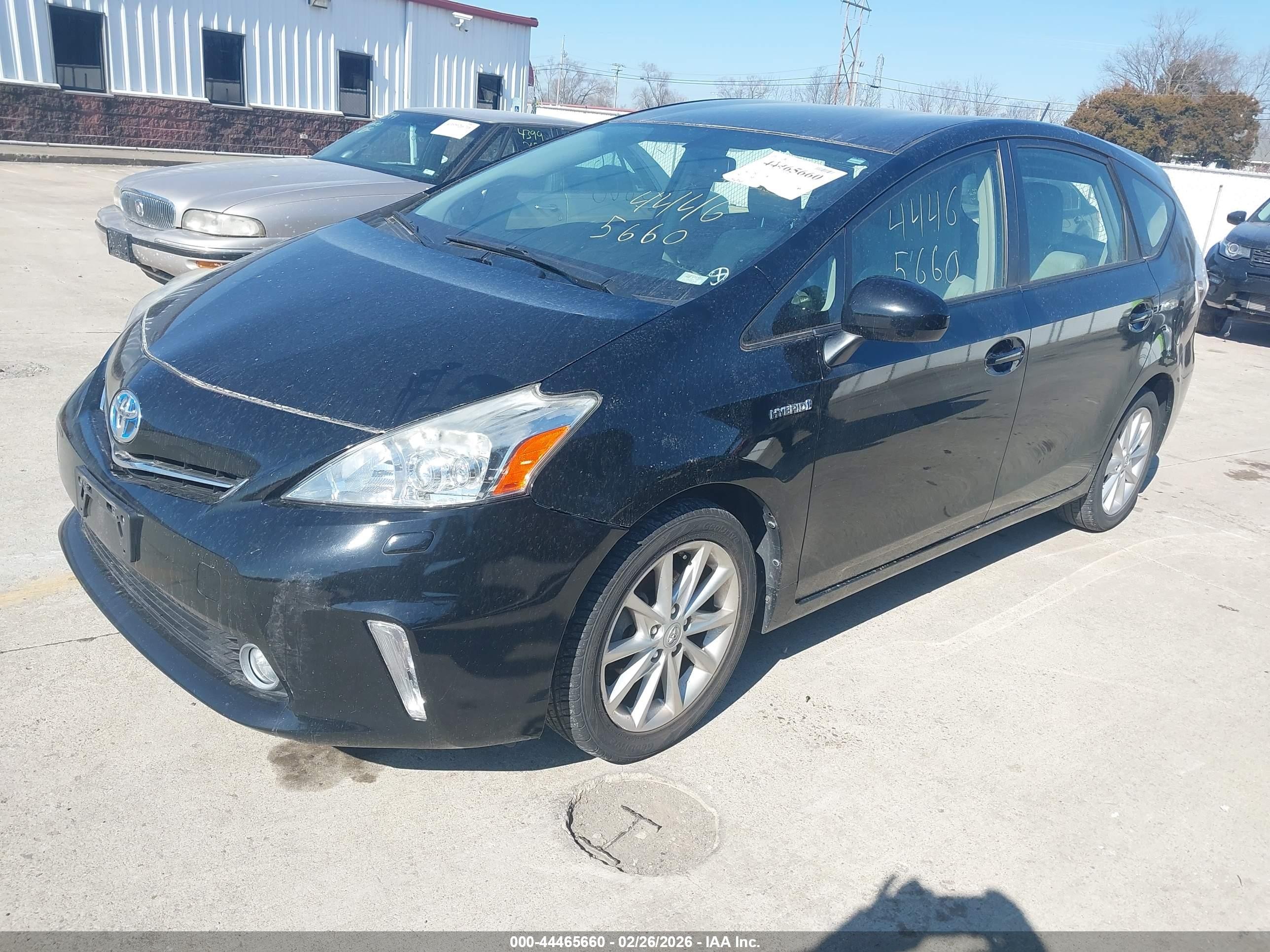2014 Toyota Prius V Five Black vin: JTDZN3EU3EJ004342