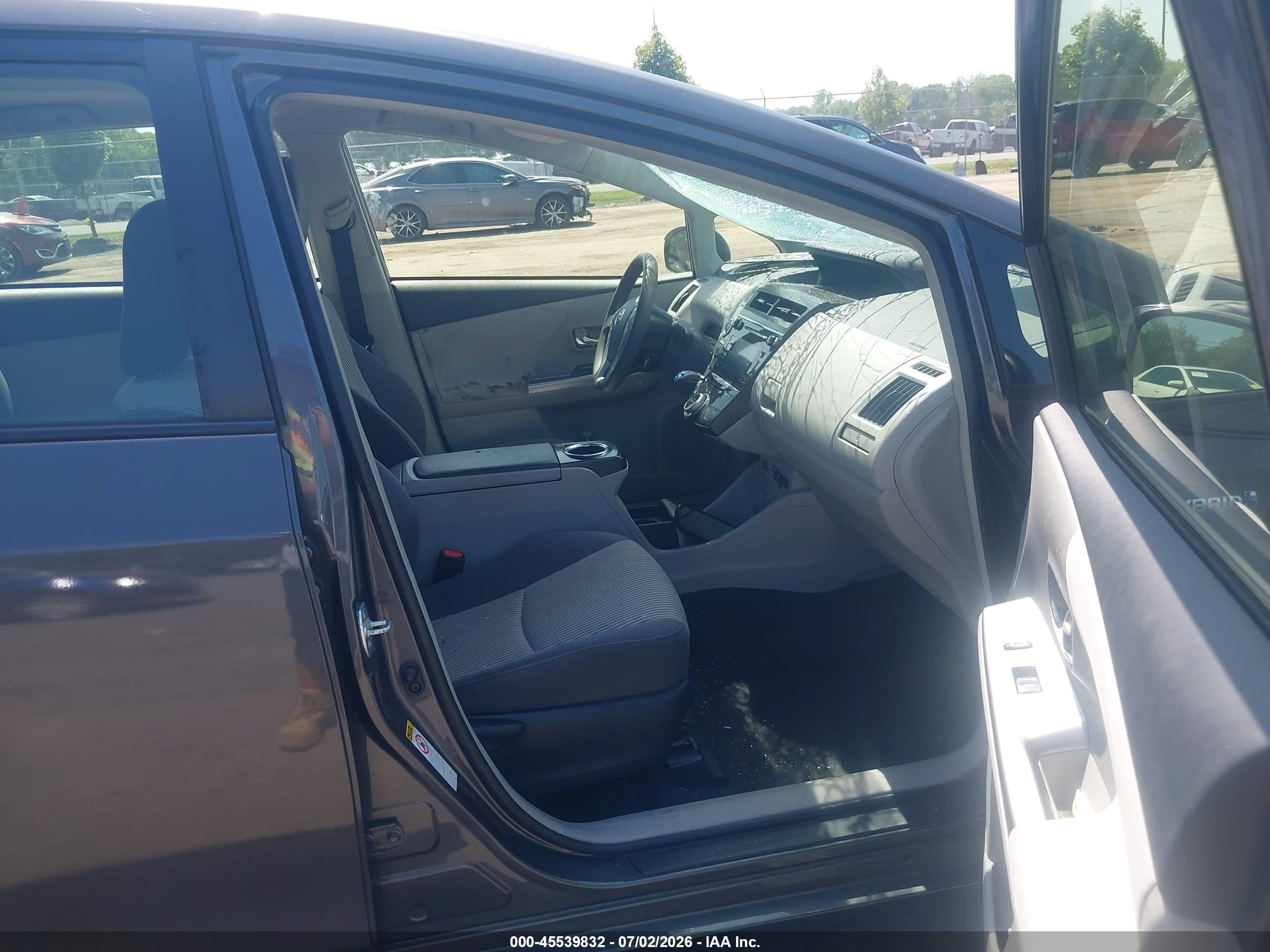 2015 Toyota Prius V Three Gray vin: JTDZN3EU3FJ020865