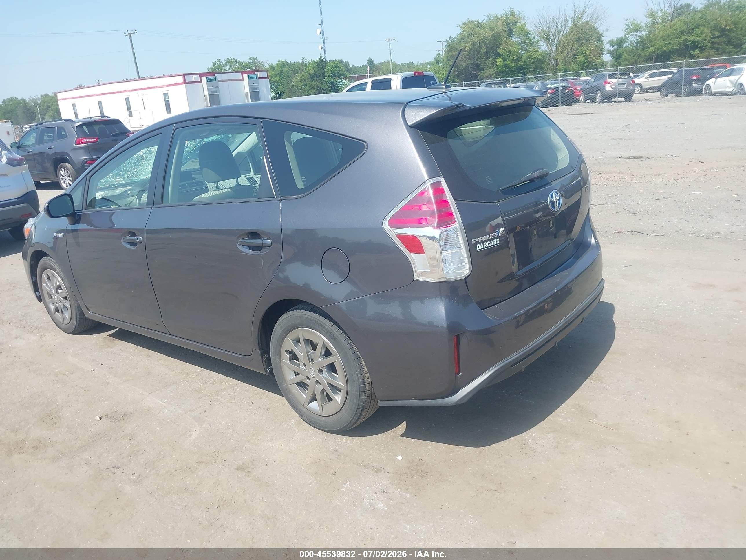 2015 Toyota Prius V Three Gray vin: JTDZN3EU3FJ020865