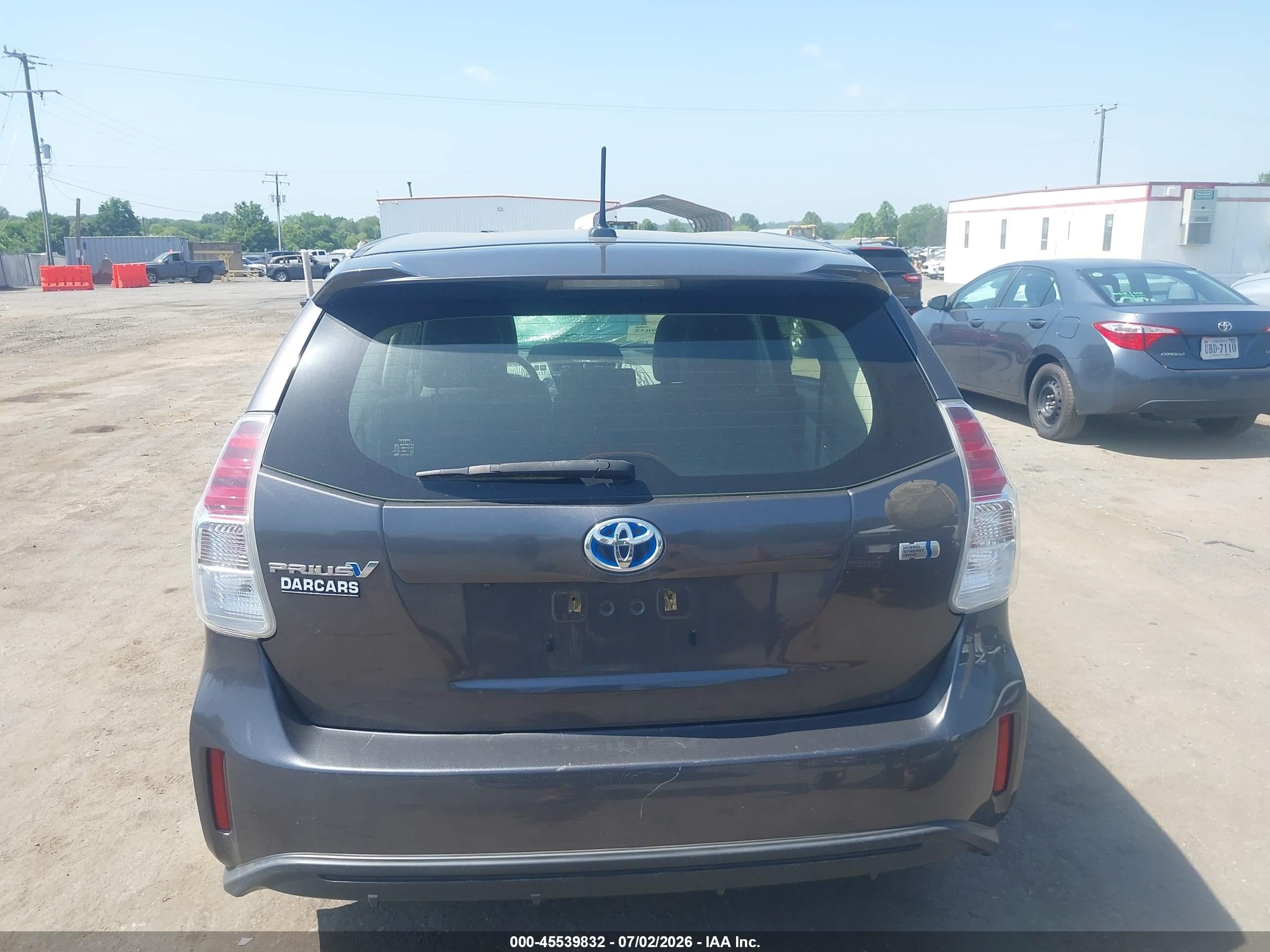 2015 Toyota Prius V Three Gray vin: JTDZN3EU3FJ020865