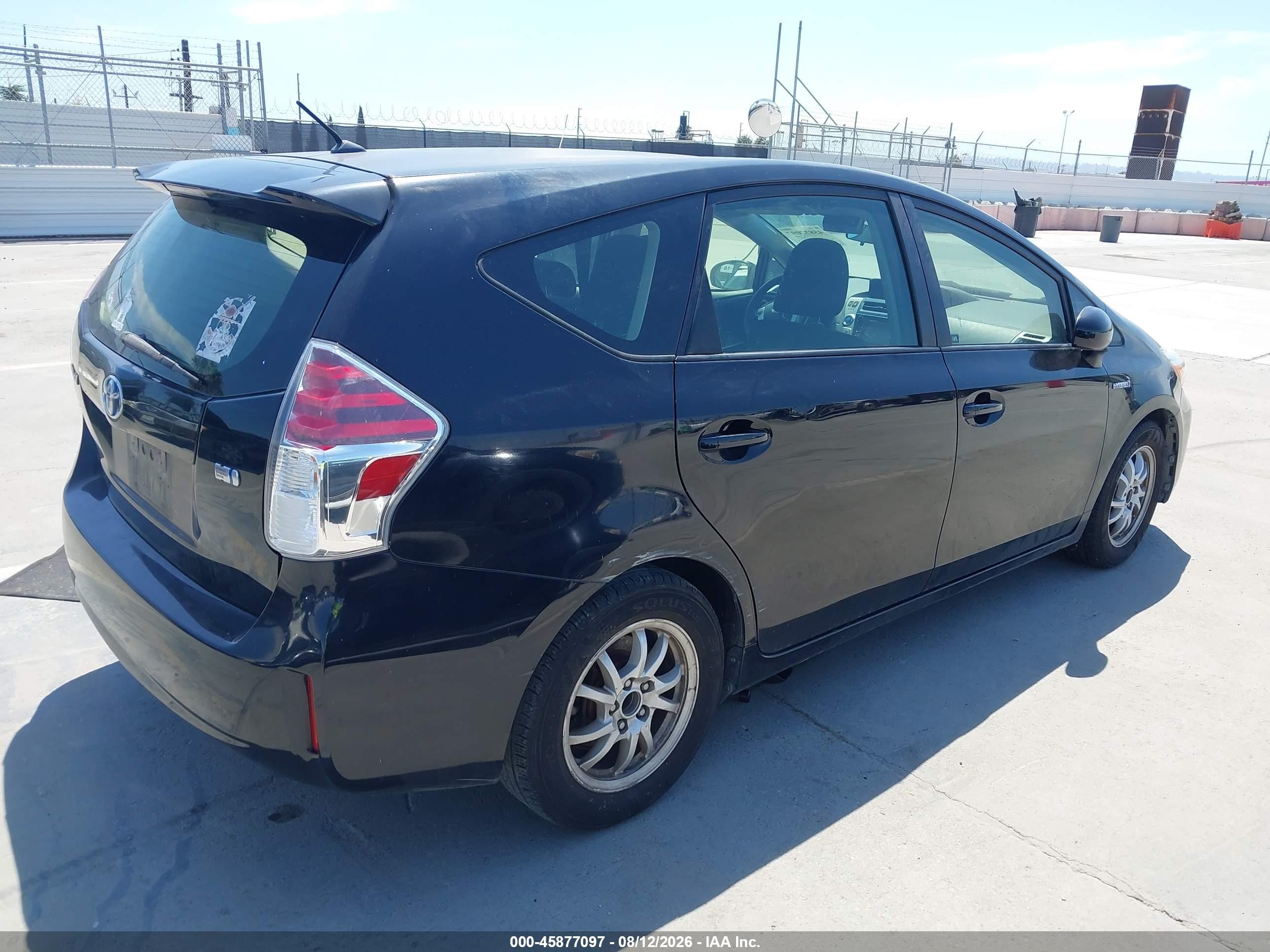 2015 Toyota Prius V Two Black vin: JTDZN3EU3FJ027816
