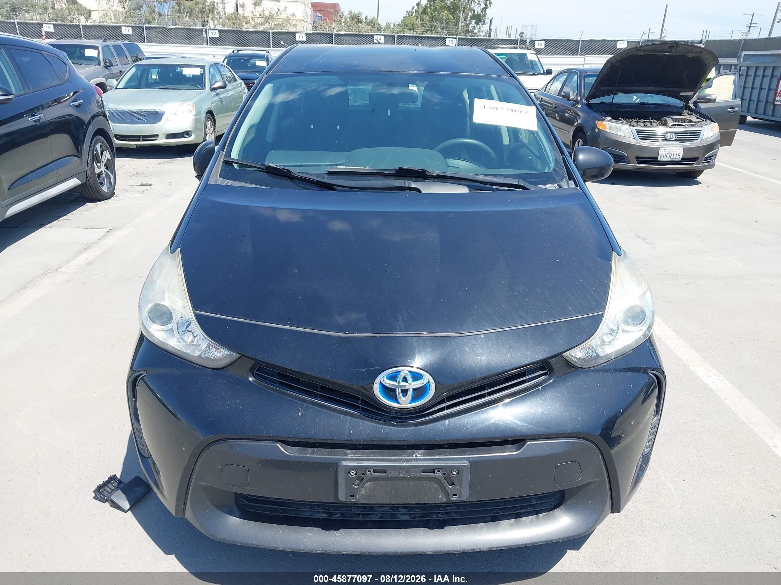 2015 Toyota Prius V Two Black vin: JTDZN3EU3FJ027816