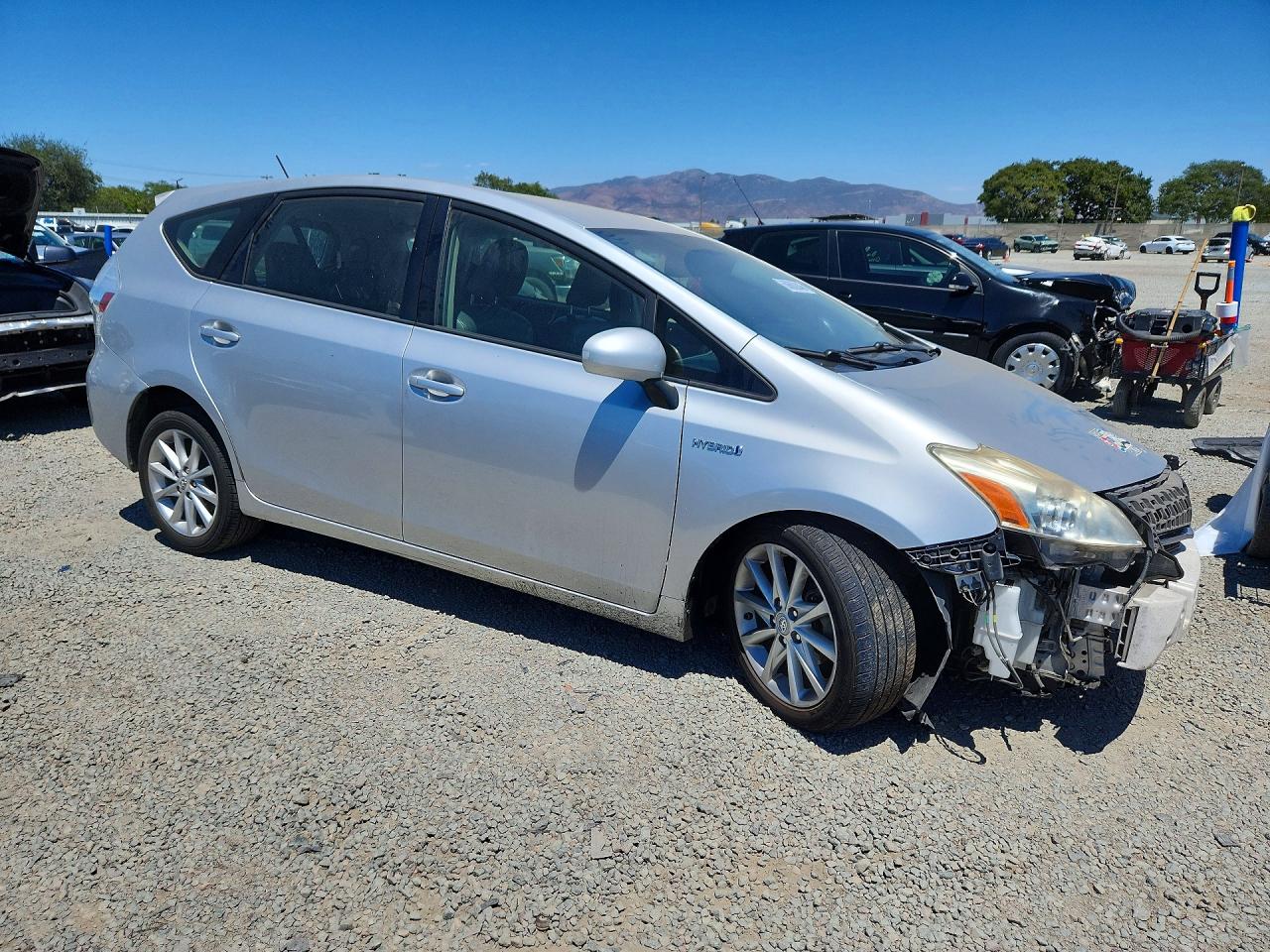 2012 Toyota Prius V Five Silver vin: JTDZN3EU4C3035262