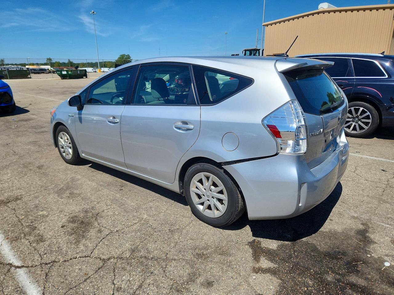 2012 Toyota Prius V Three Silver vin: JTDZN3EU4C3042552