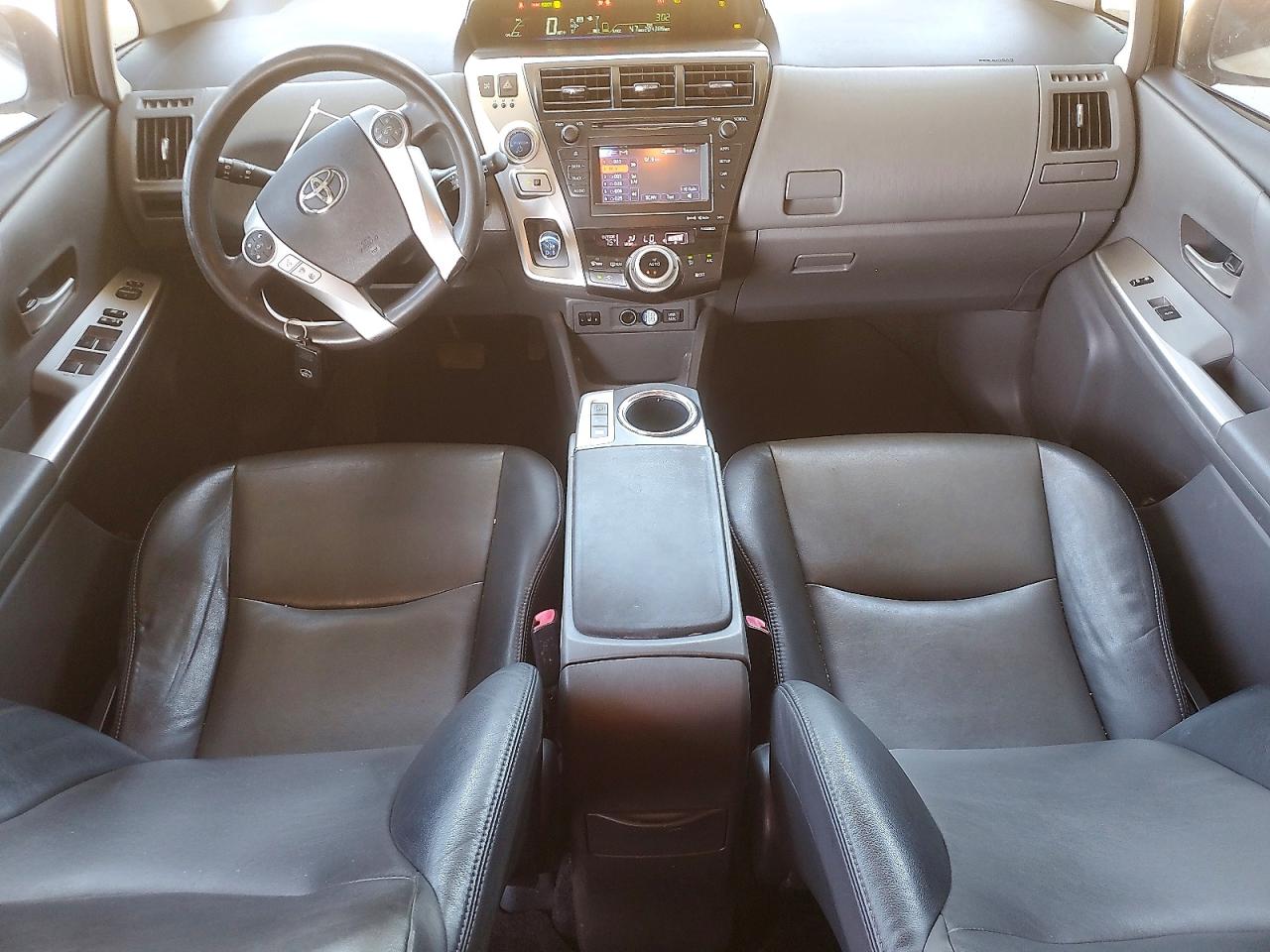 2012 Toyota Prius V Five White vin: JTDZN3EU4C3088396