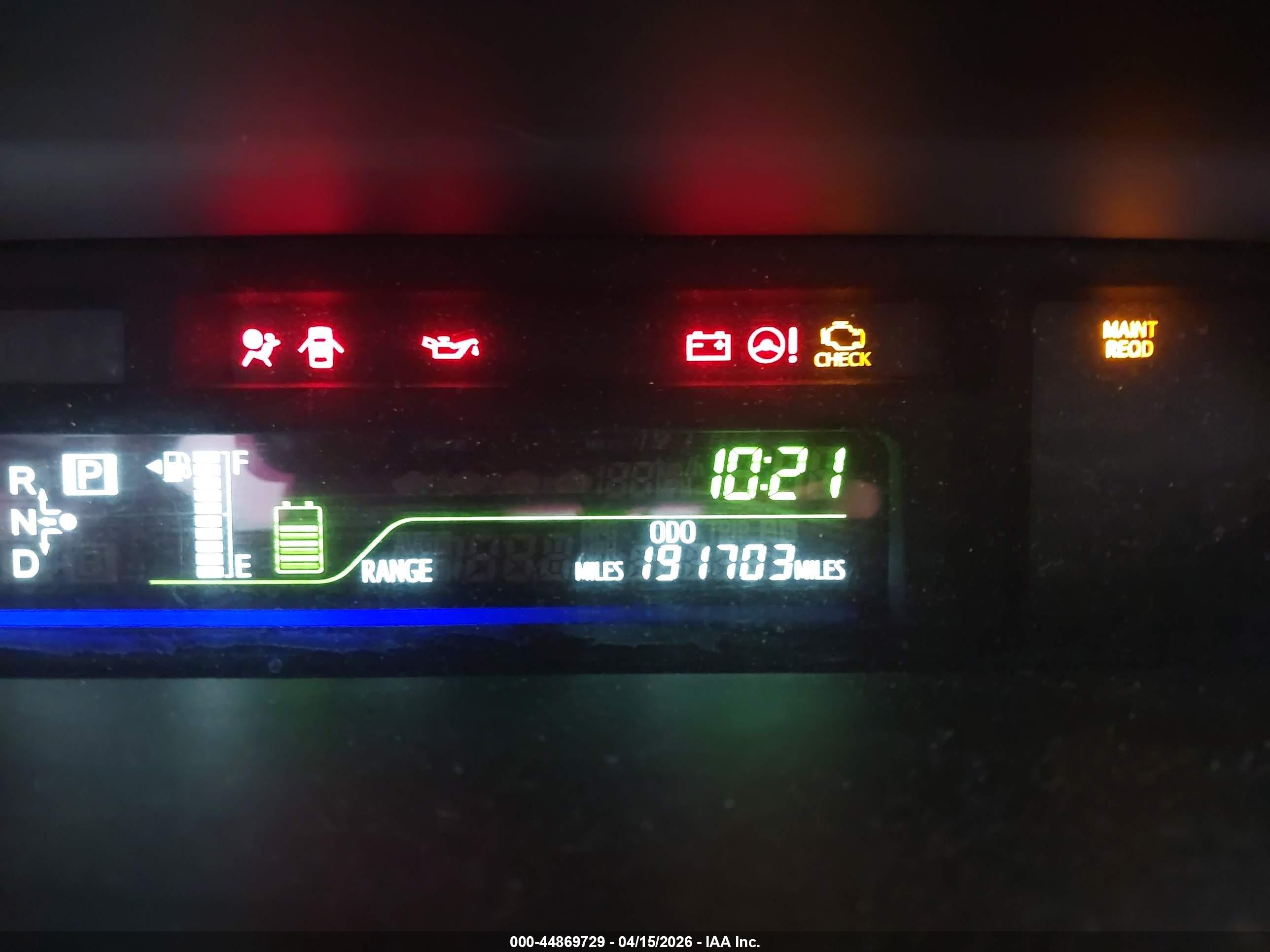 2012 Toyota Prius V Three Красный vin: JTDZN3EU4C3114043
