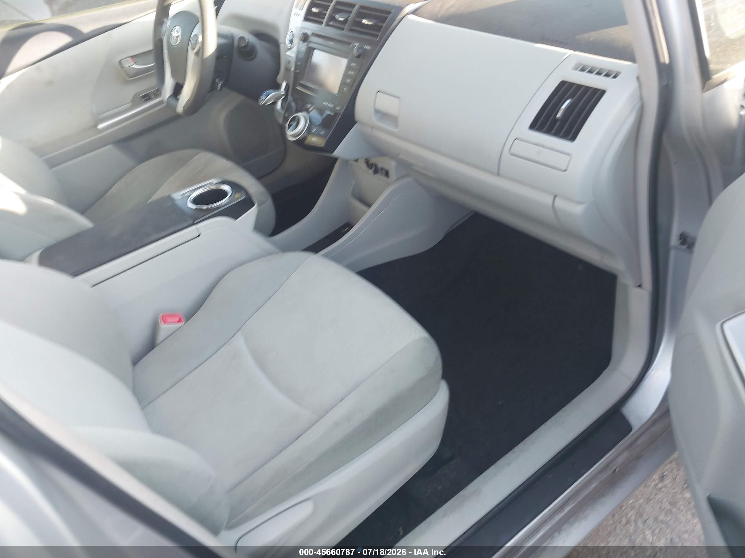 2012 Toyota Prius V Three Gray vin: JTDZN3EU4C3129125