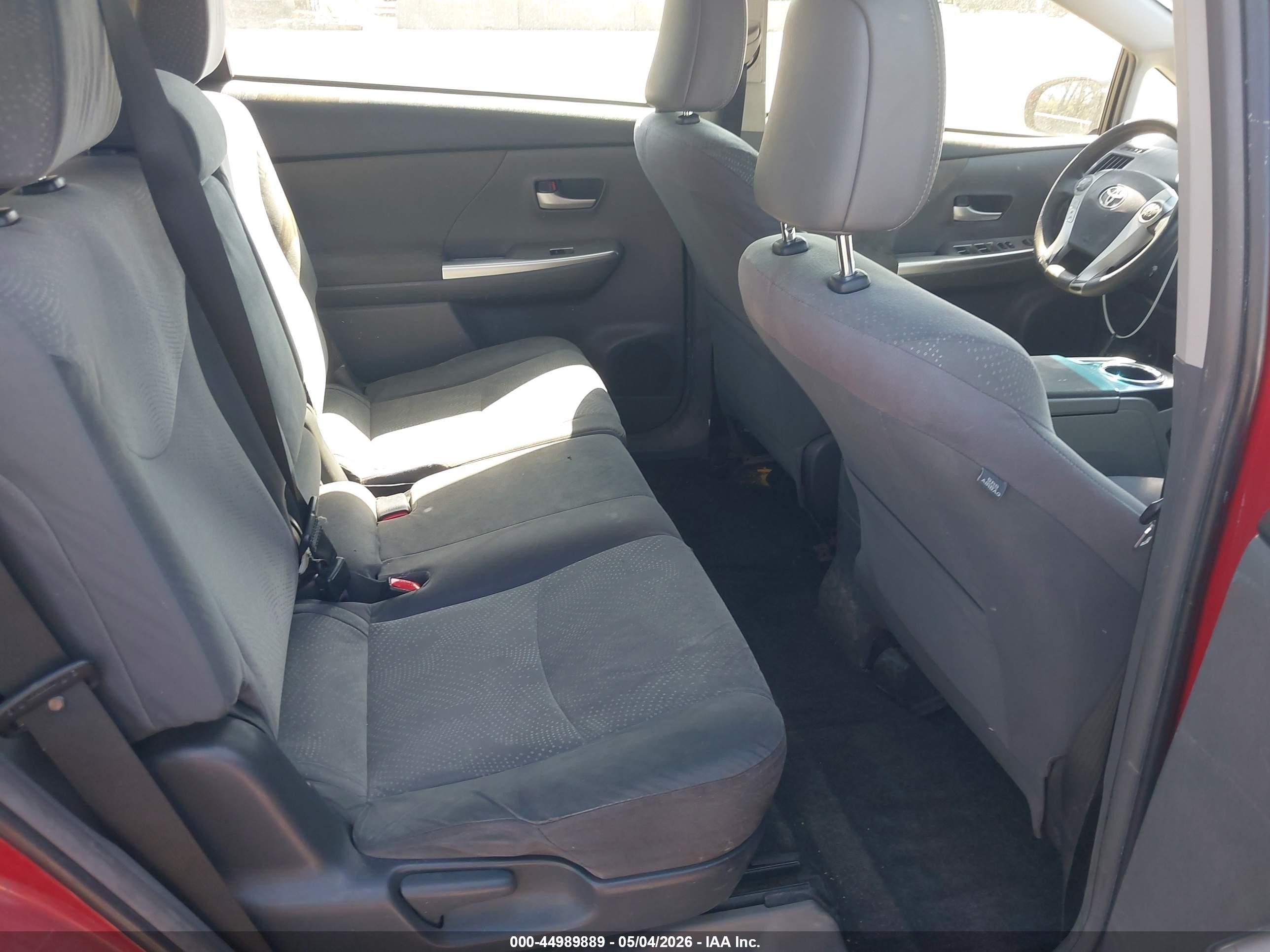 2012 Toyota Prius V Three Red vin: JTDZN3EU4C3129478