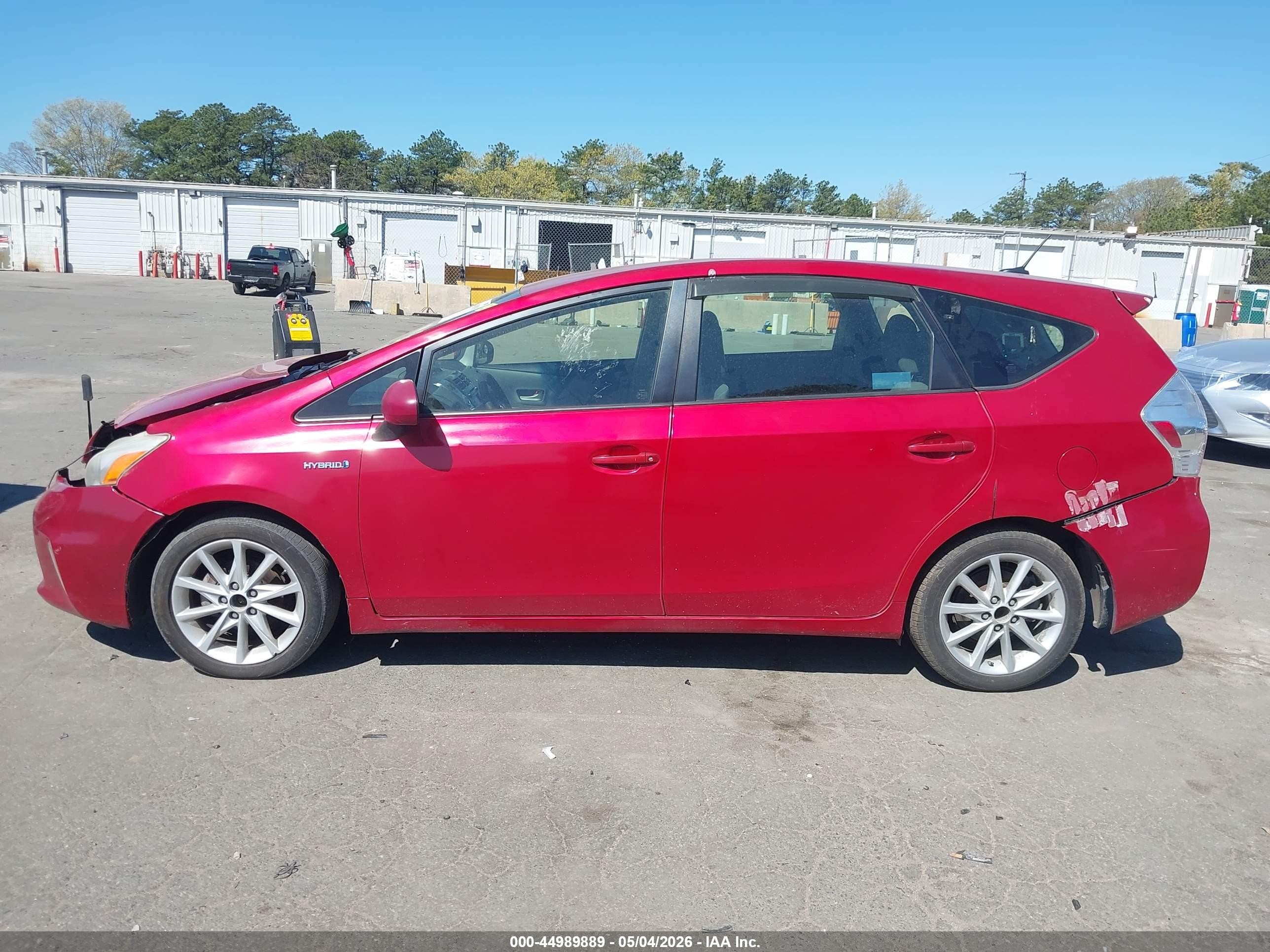 2012 Toyota Prius V Three Red vin: JTDZN3EU4C3129478