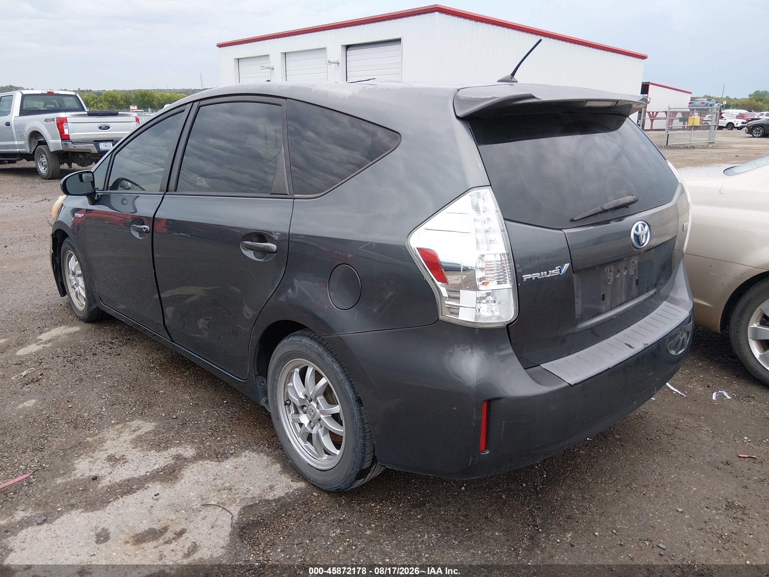 2012 Toyota Prius V Two Серый vin: JTDZN3EU4C3165459