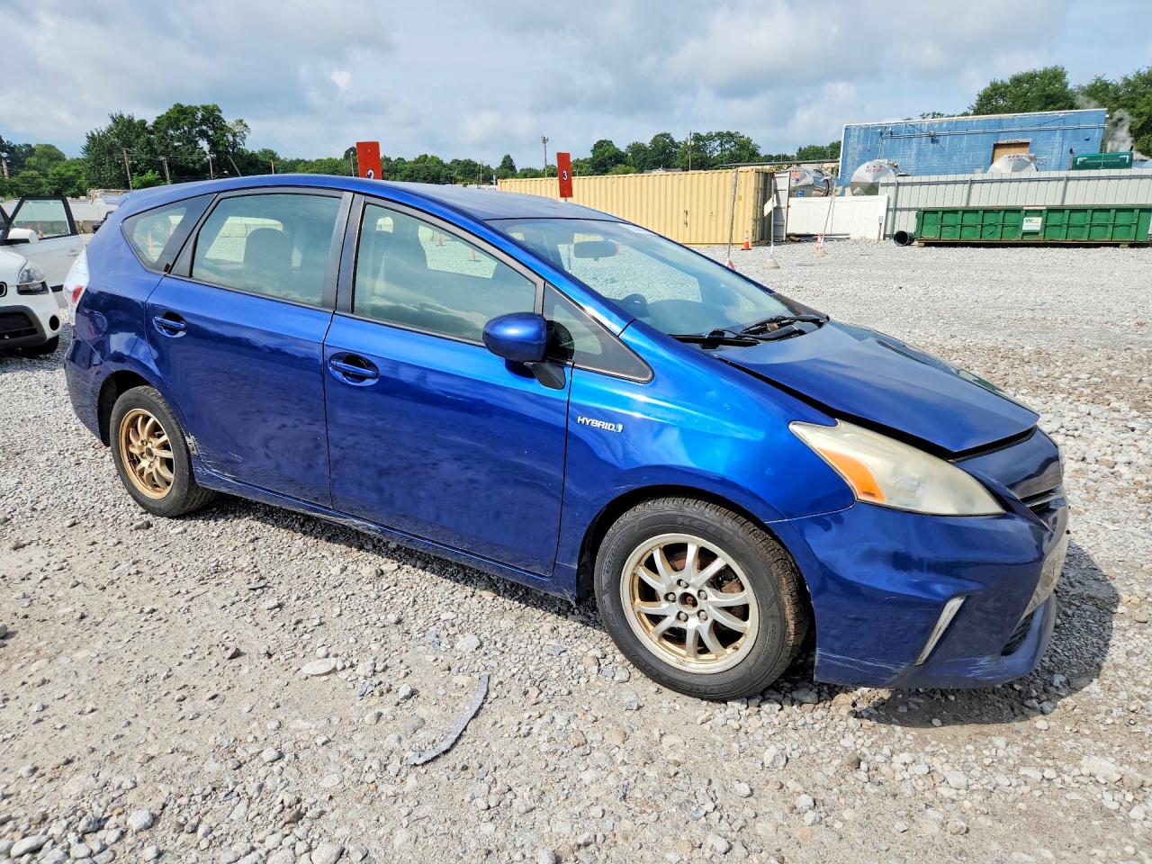 2013 Toyota Prius V Three Blue vin: JTDZN3EU4D3205251