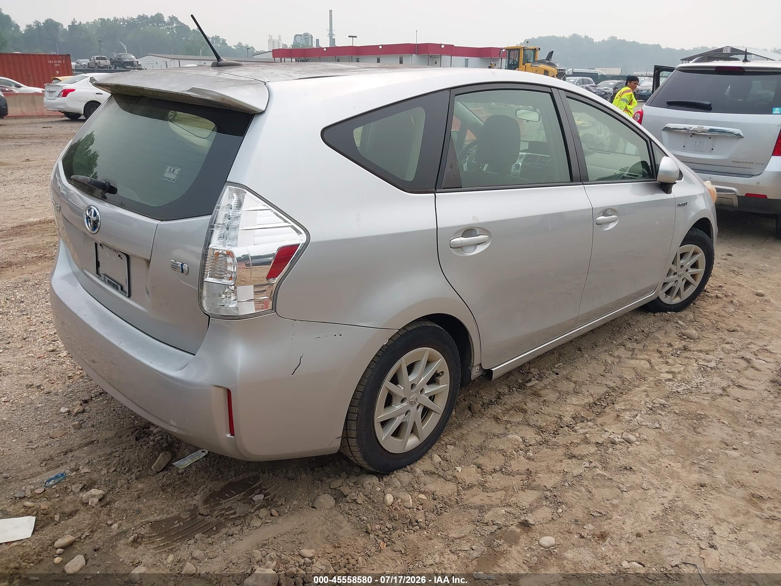 2013 Toyota Prius V Three Silver vin: JTDZN3EU4D3210398
