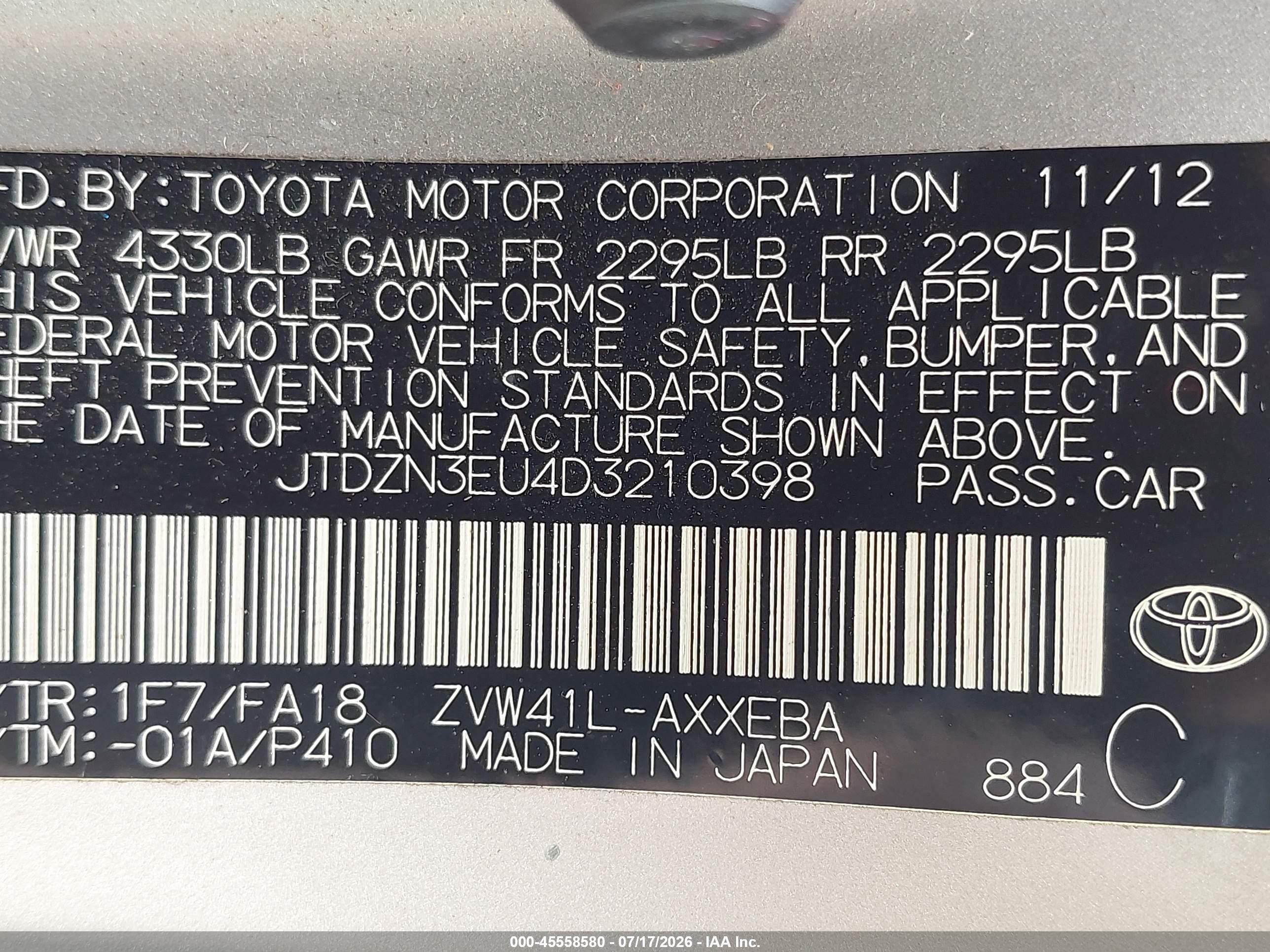 2013 Toyota Prius V Three Silver vin: JTDZN3EU4D3210398